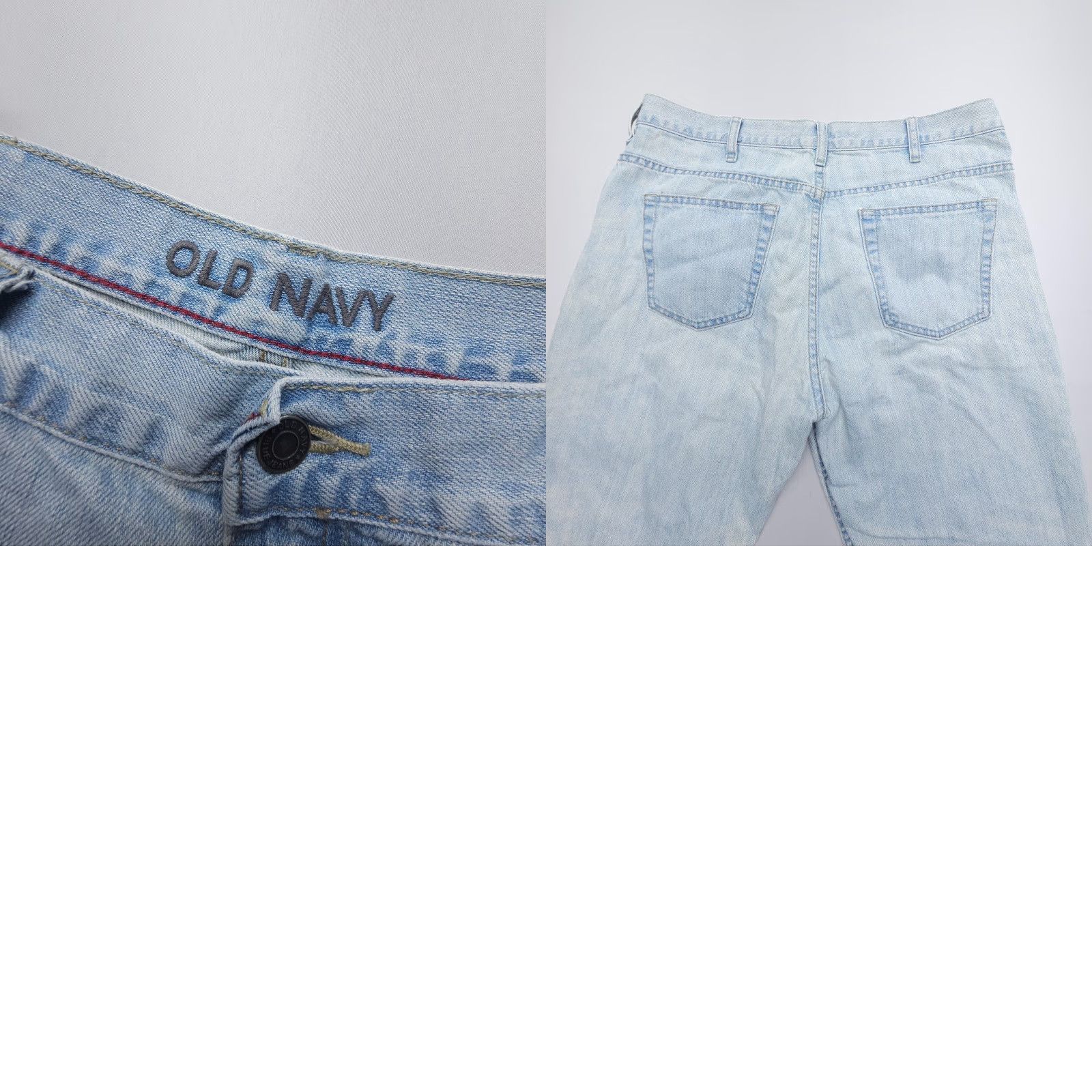 Old Navy Vintage Old Navy Jeans Mens 36 x 32 Inseam Light Wash Straight 5-Pocket Denim Blue 2000s Y2K Regular Rise Mid Decade Theme American Mens Size US 36 / EU 52 - 8 Thumbnail