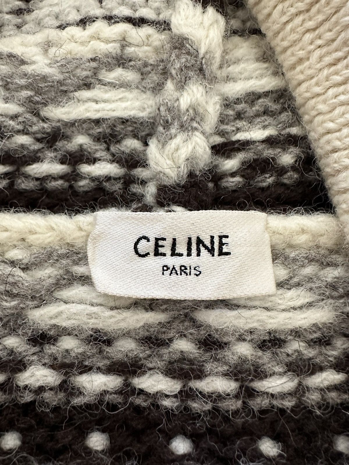 Celine FW21 $1350 OVERSIZED SHETLAND BAJA PULLOVER Hoodie Hedi M Size US M / EU 48-50 / 2 - 14 Thumbnail