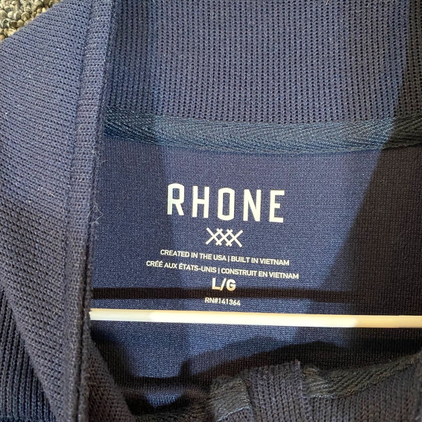 Rhone Rhone Jacket Mens Large Navy Blue 1/2 Zip Lightweight Casual Outdoor Size US L / EU 52-54 / 3 - 2 Thumbnail