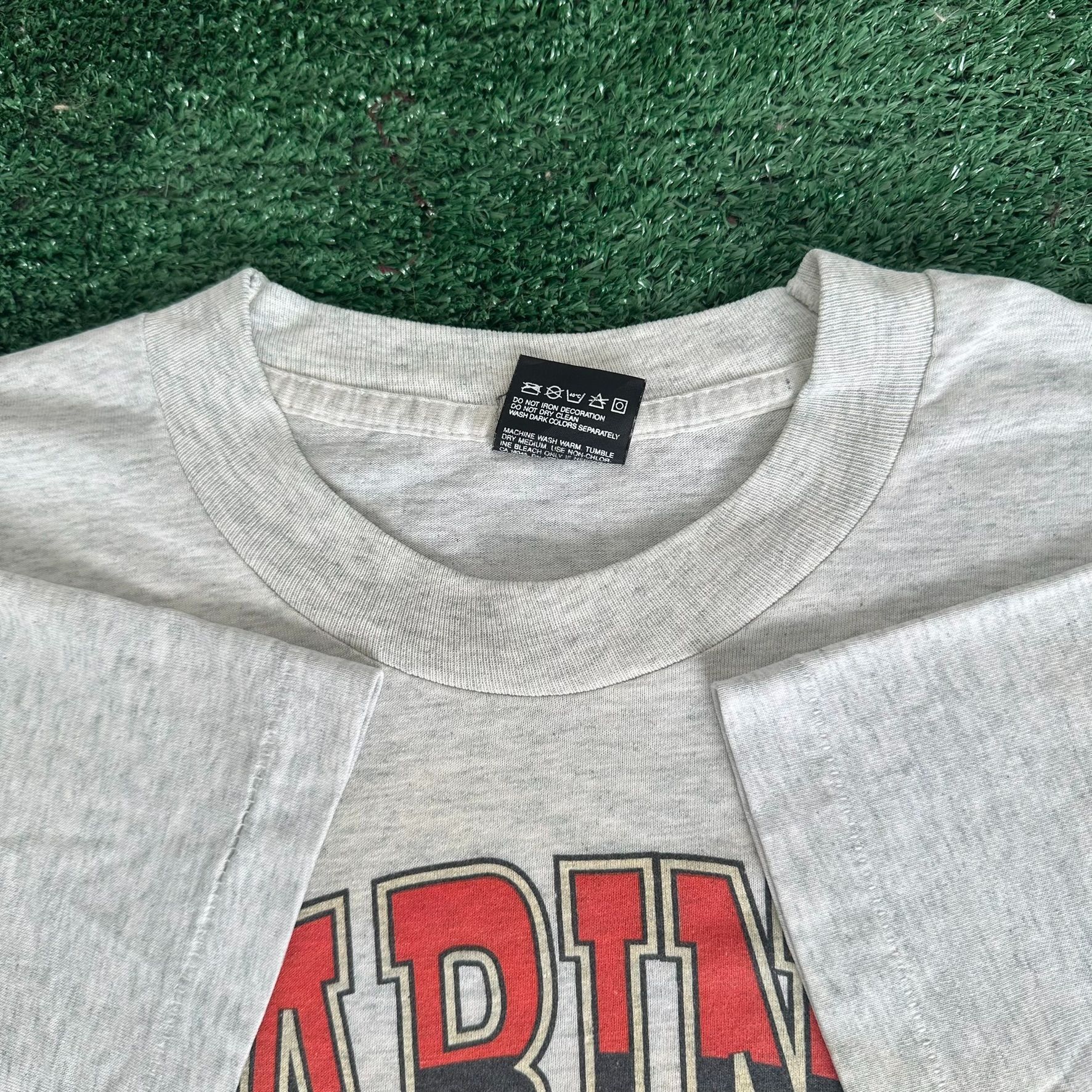 Vintage Vintage 90s USMC Marines Insignia T-Shirt Single Stitch Reti Size US L / EU 52-54 / 3 - 3 Thumbnail