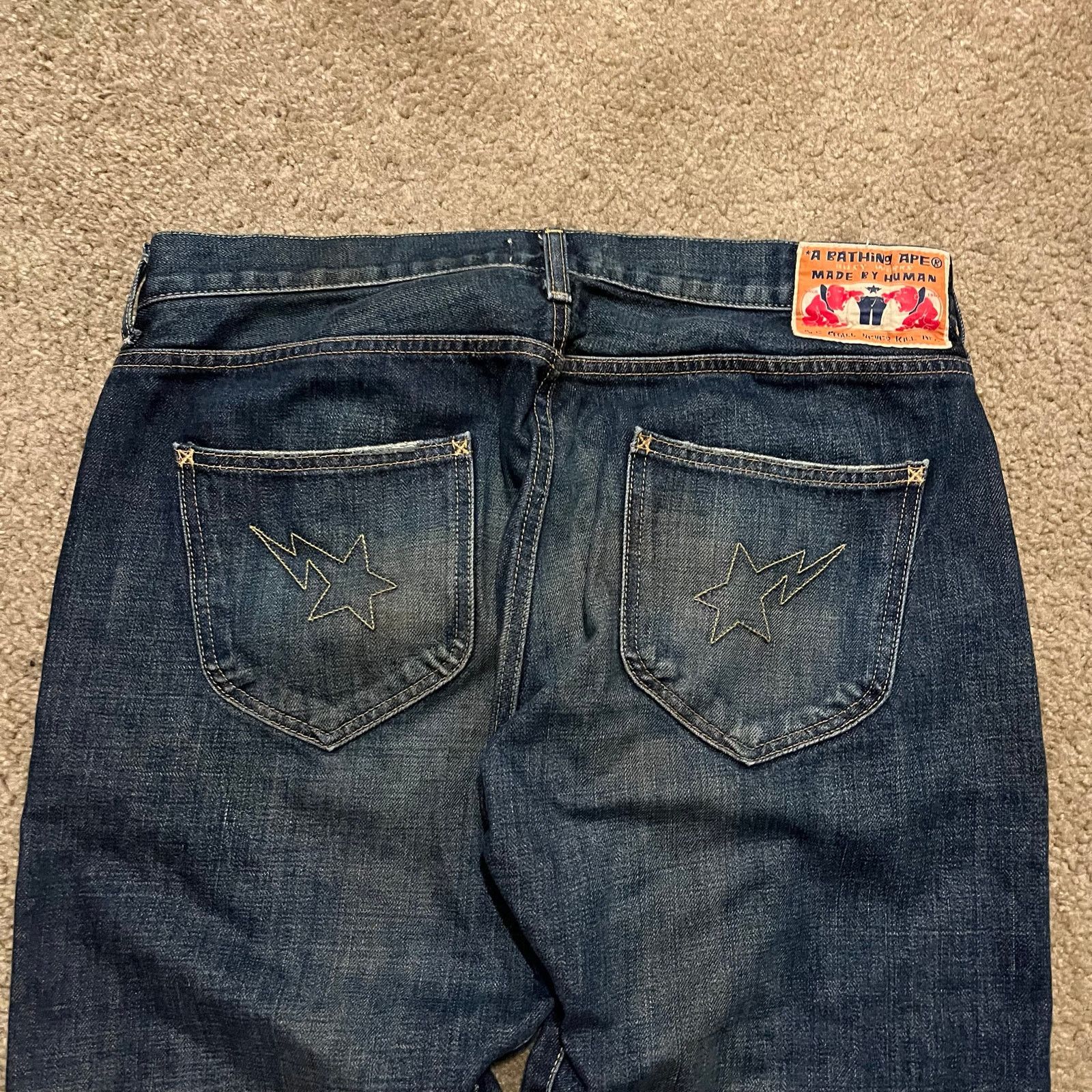 Bape Star Jeans | Grailed
