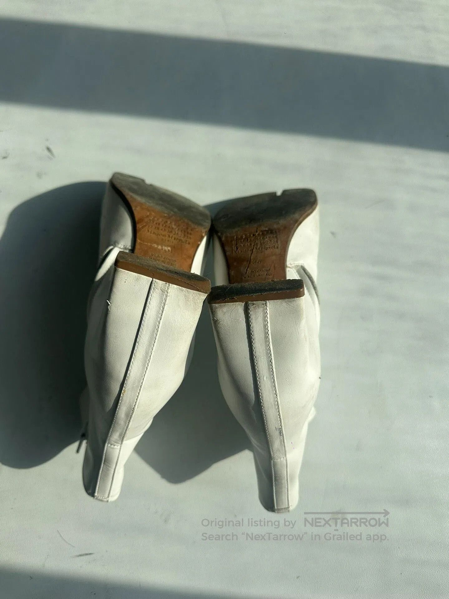Maison Margiela Maison Margiela Tabi White Heels. Size US 5 / IT 35 - 3 Thumbnail