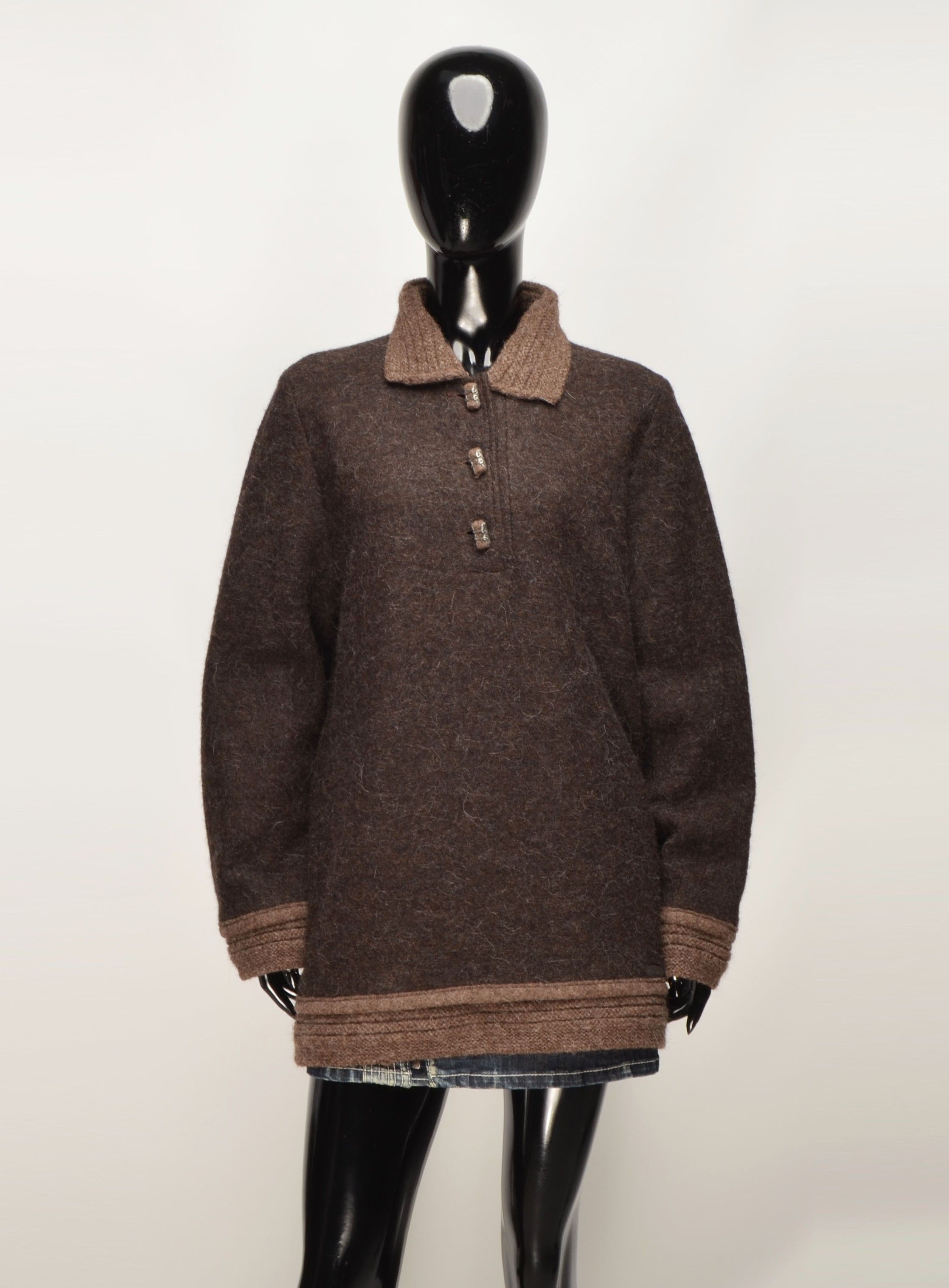 GIESSWEIN Vintage Giesswein Wool Alpaka Blend Button Front Sweater Size M / US 6-8 / IT 42-44 - 1 Thumbnail