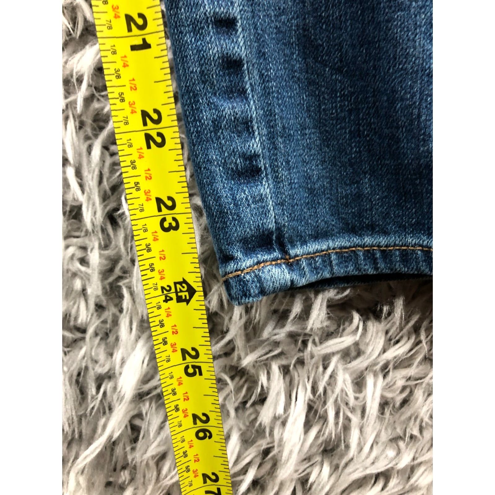Loft Ann Taylor Loft Jeans Womens Size 12 Relaxed Skinny Crop Medium Wash Blue Size 34" / US 12 / IT 48 - 3 Thumbnail
