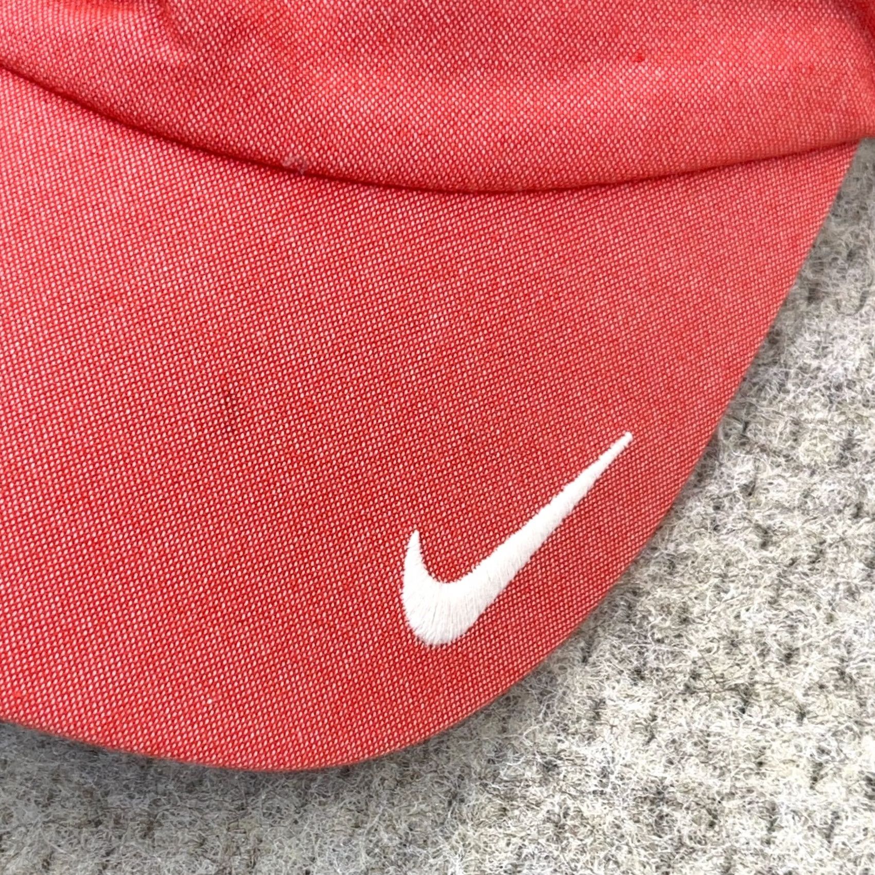 Nike Nike Hat Cap Sun Visor Pink Womens Adjustable Dri Fit Logo Lightweight Breathable Sport Visor Womens Size ONE SIZE - 2 Thumbnail