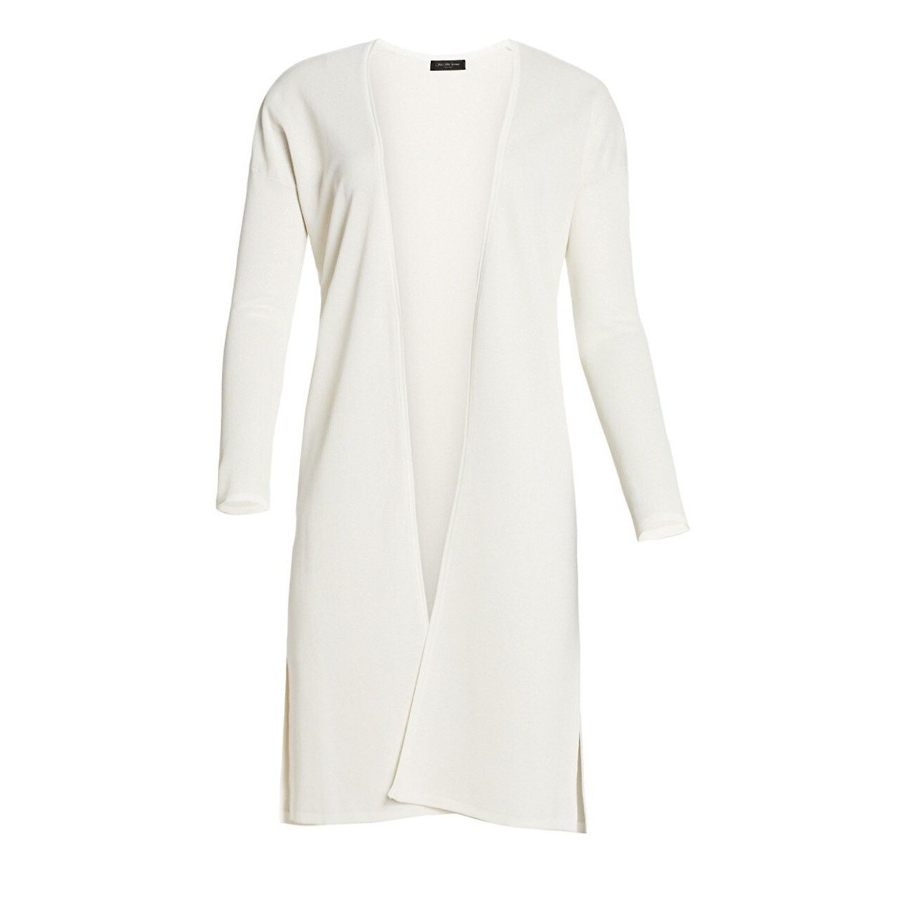 Nordstrom 525 America | Longline Open Cardigan Double Slit | Medium Size M / US 6-8 / IT 42-44 - 2 Thumbnail