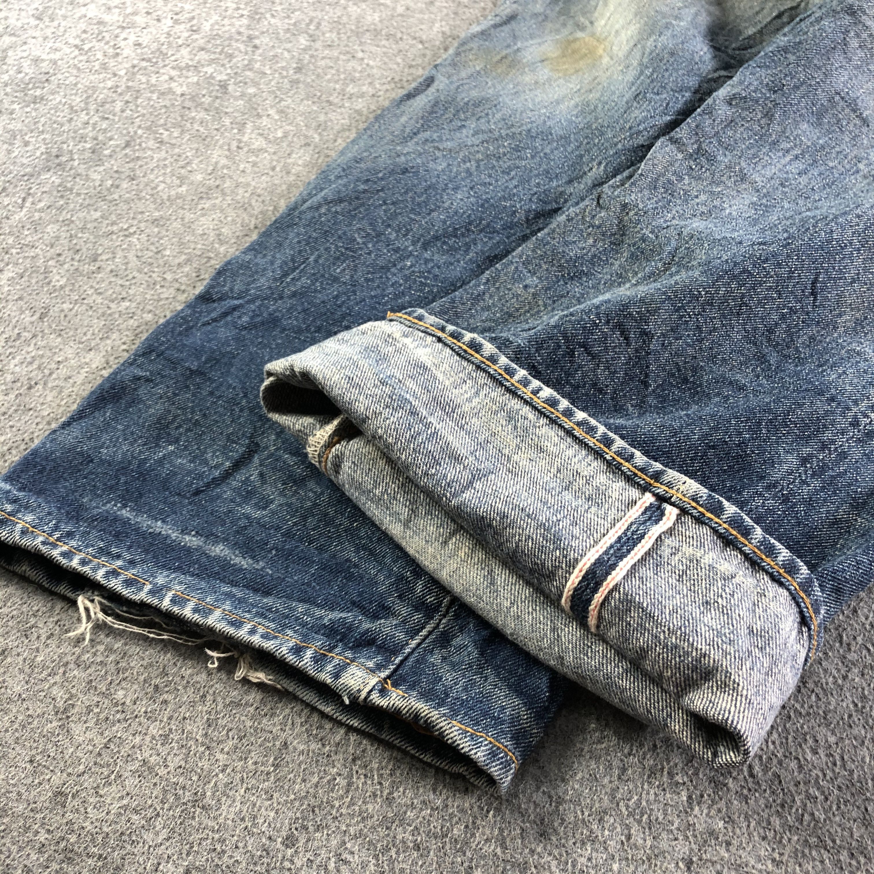 Vintage Blue Wash Levis 501 Jeans-J3732