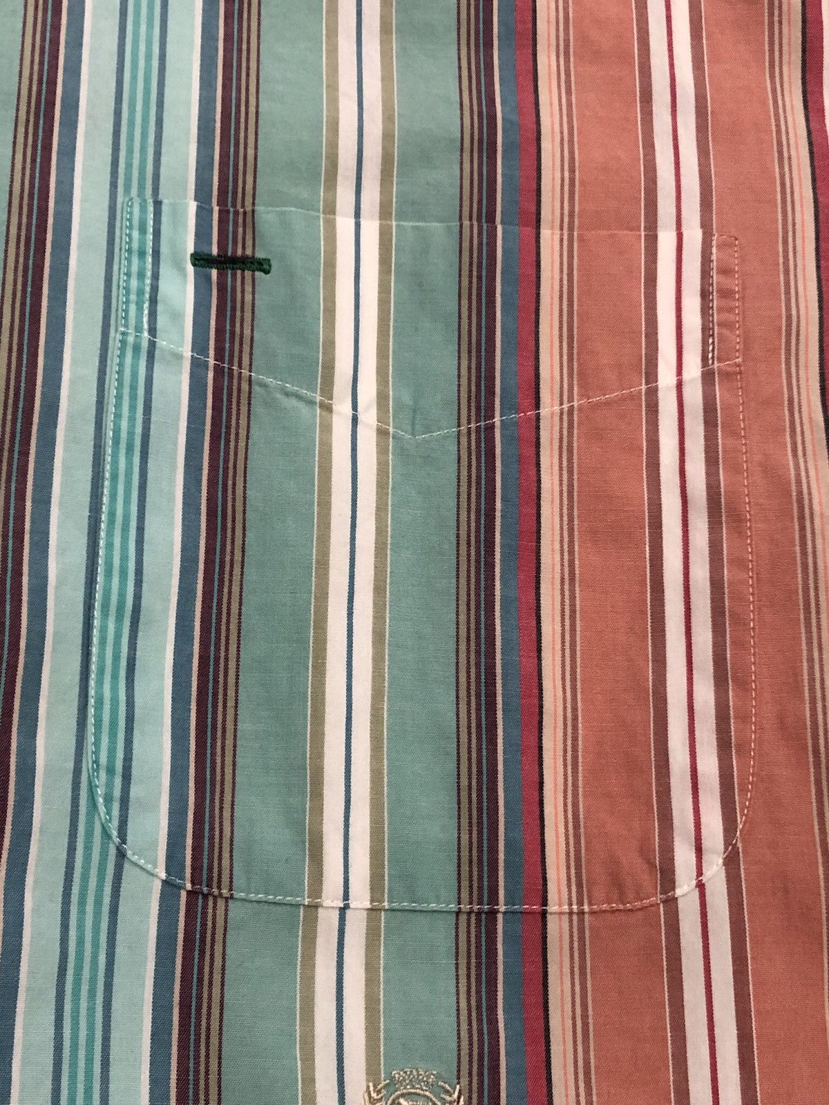 Tommy Hilfiger × Vintage 90s Tommy Hilfiger Striped Button Down Size US L / EU 52-54 / 3 - 3 Thumbnail