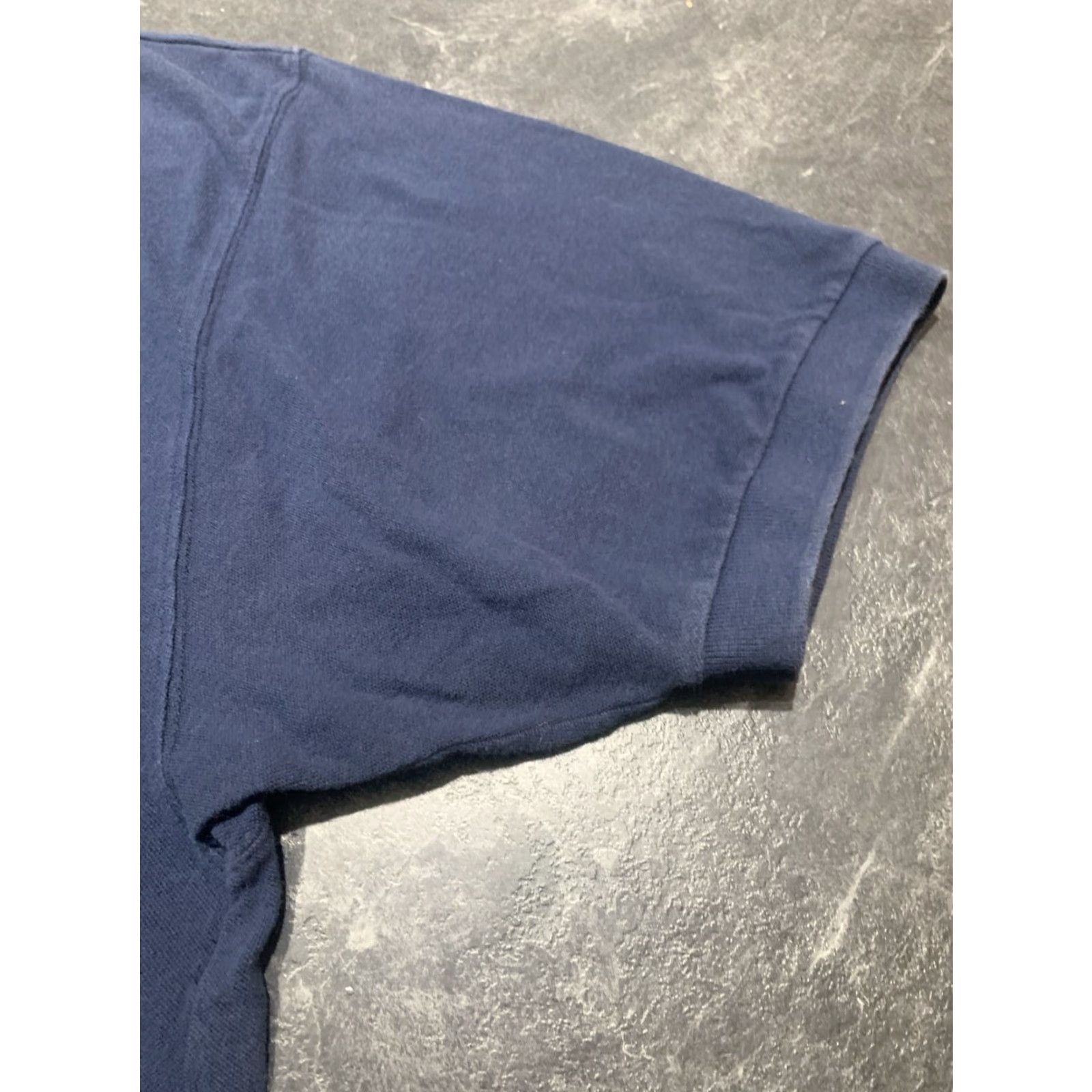Nike VINTAGE Nike Polo Shirt Golf 2XL Navy Blue 100% Cotton Mens Polo 2XL Navy Golf Shirt Size US XXL / EU 58 / 5 - 2 Thumbnail