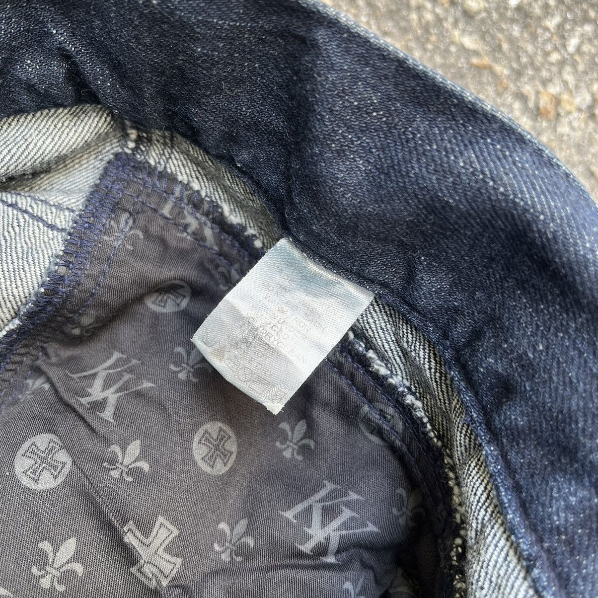 JNCO Crazy Y2K Karl Kani Distressed Faded Jeans Size US 34 / EU 50 - 7 Thumbnail