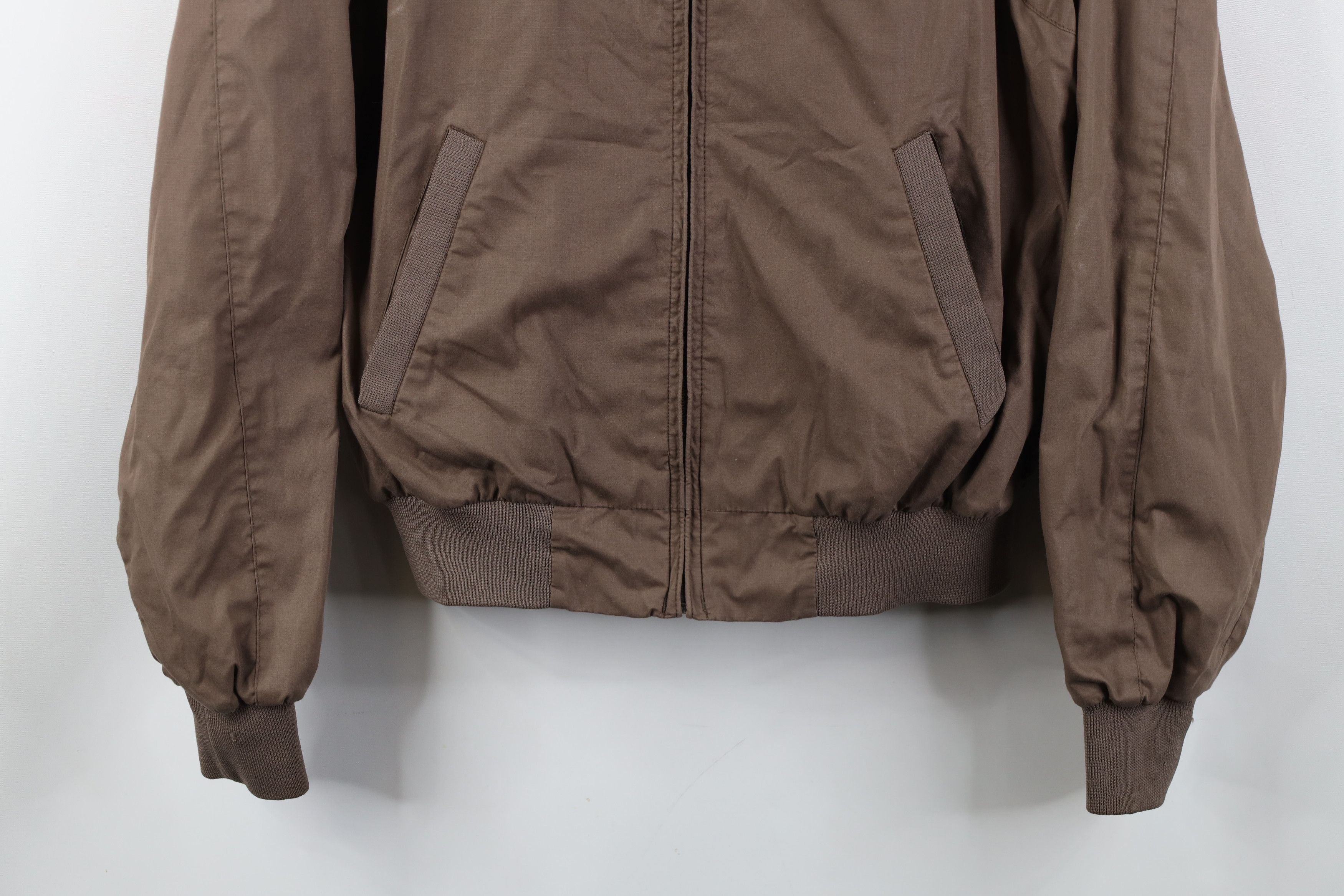Vintage Vintage 80s 90s Streetwear Cafe Racer Bomber Jacket Brown Size US M / EU 48-50 / 2 - 3 Thumbnail