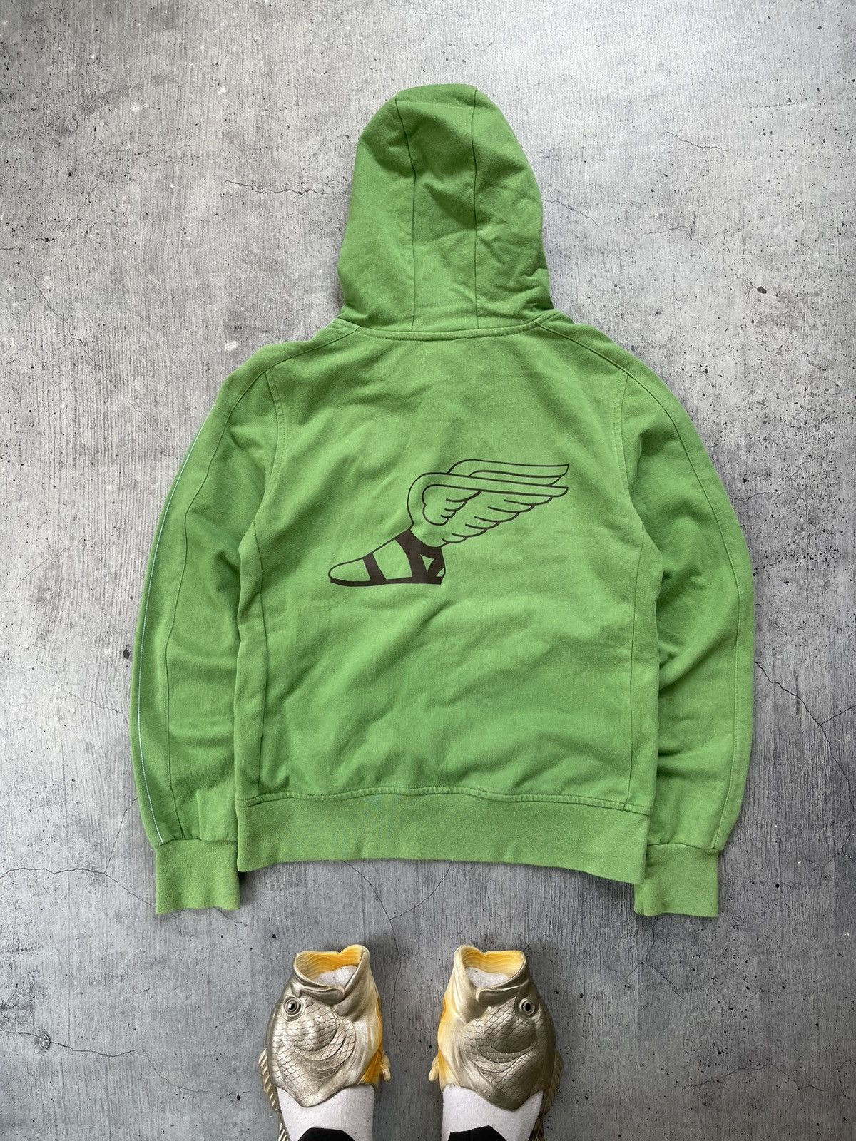 Nike Vintage Y2k Nike Hoodie Big Swoosh Womens Streetwear Size M / US 6-8 / IT 42-44 - 8 Thumbnail