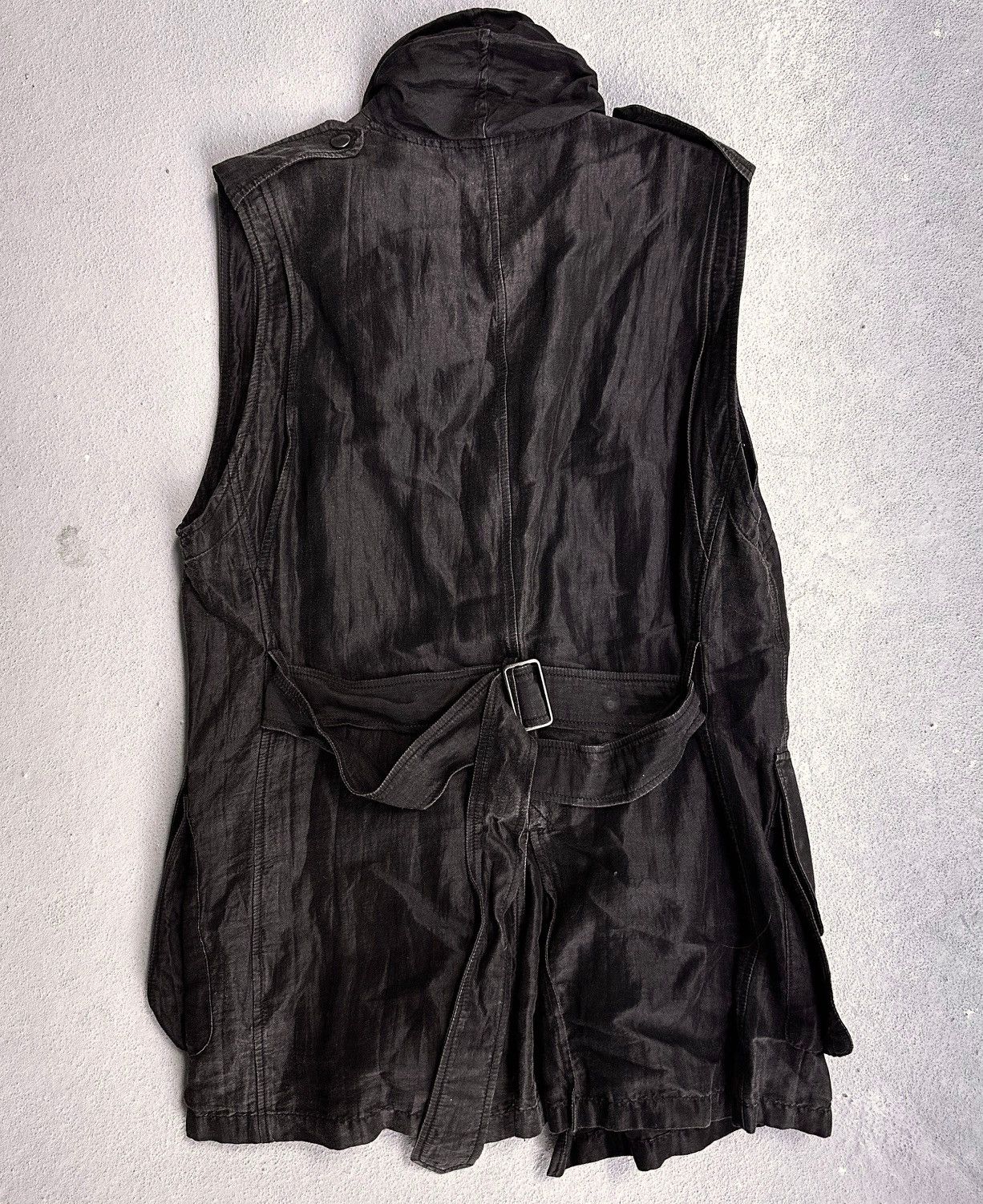 Maison MIHARA YASUHIRO MiharaYasuhiro AW08-09 Linen Cargo Pockets Vest Size US S / EU 44-46 / 1 - 3 Thumbnail