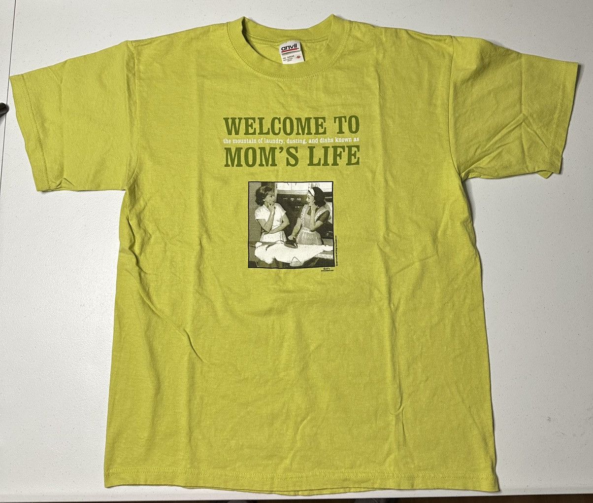 Anvil Vintage y2k Welcome to Moms life 2003 humor funny T-shirt Size US M / EU 48-50 / 2 - 1 Thumbnail