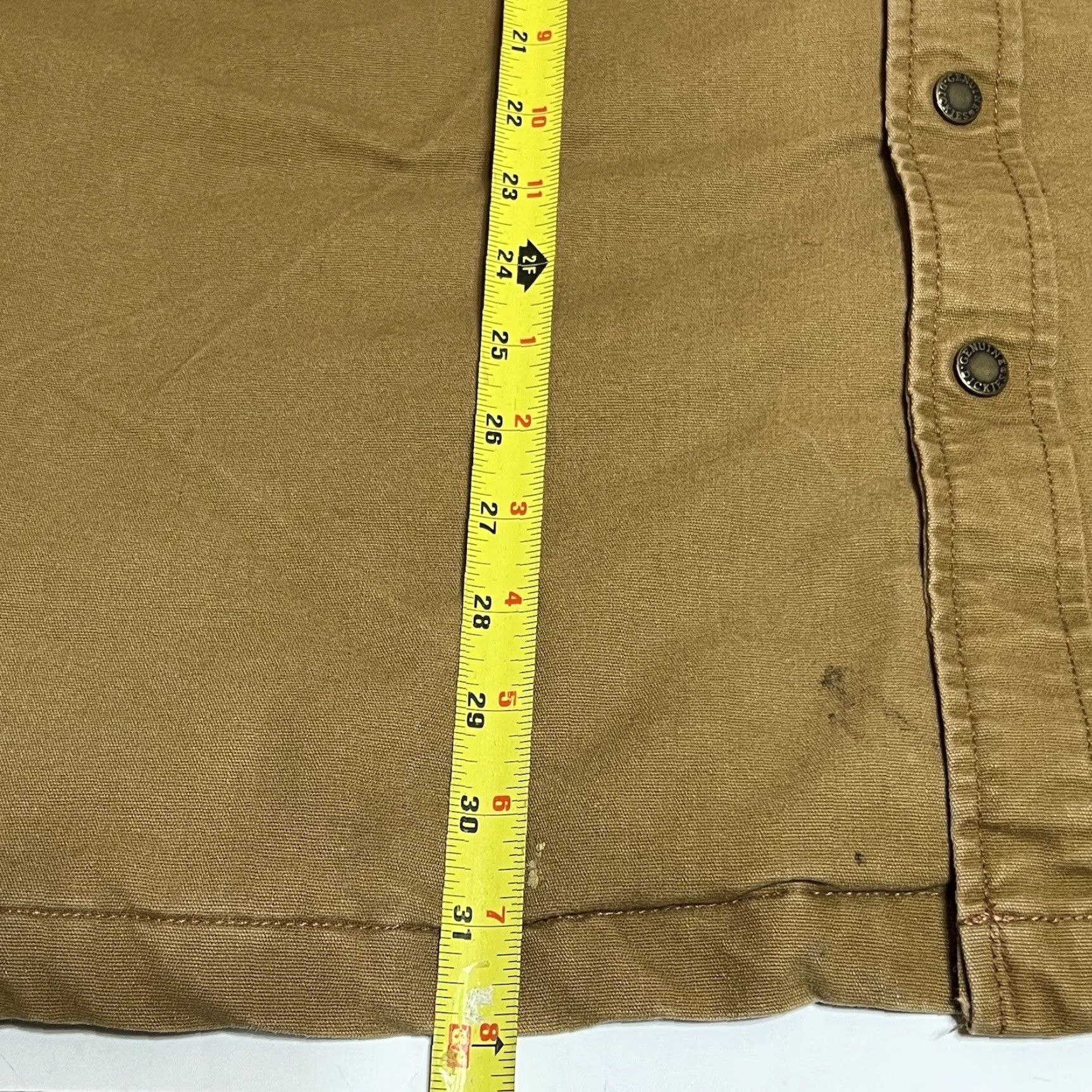 Dickies Dickies Jacket Men Lined Quilted Canvas Full Zip Snap Work 3XL Beige Stained Vintage: No Size US XXL / EU 58 / 5 - 5 Thumbnail