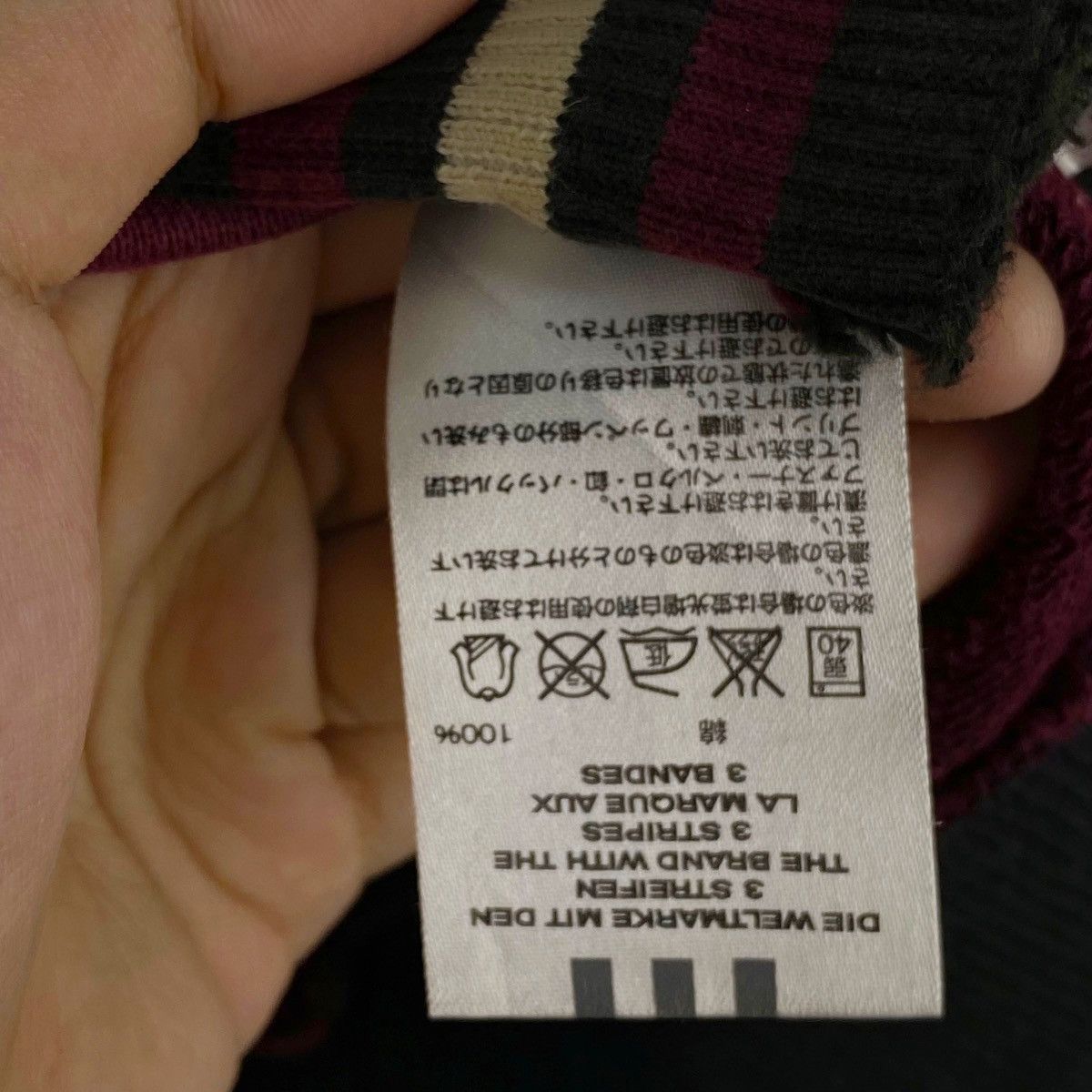 Adidas × Vintage Vintage Adidas Printed Logo Full Zip Turtleneck Sweater Size US M / EU 48-50 / 2 - 7 Thumbnail