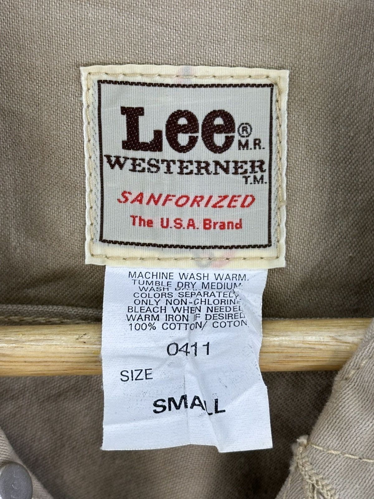 Lee Vintage 90’s Lee Westerner Sanforized Trucker Jacket Size US S / EU 44-46 / 1 - 12 Thumbnail