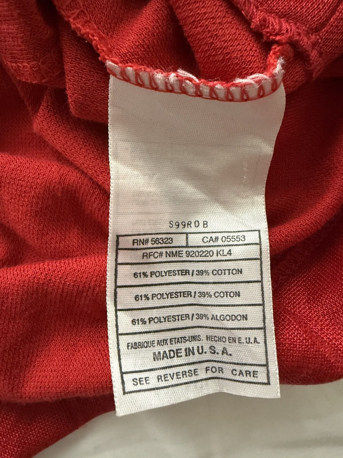 Nike Red Nike Double Stitched Jersey - Drop Editon Size US M / EU 48-50 / 2 - 4 Thumbnail