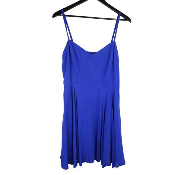 Aritzia Aritzia Talula Lipinski Dress FitandFlare Mini Blue Dress