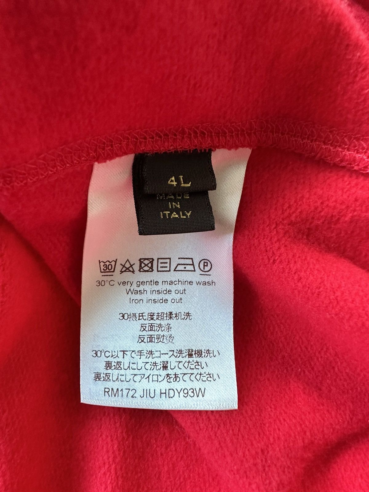 Louis Vuitton × Supreme Louis Vuitton Supreme Arc Logo Crewneck Sweatshirt Red sz 4L Size US XXL / EU 58 / 5 - 6 Thumbnail