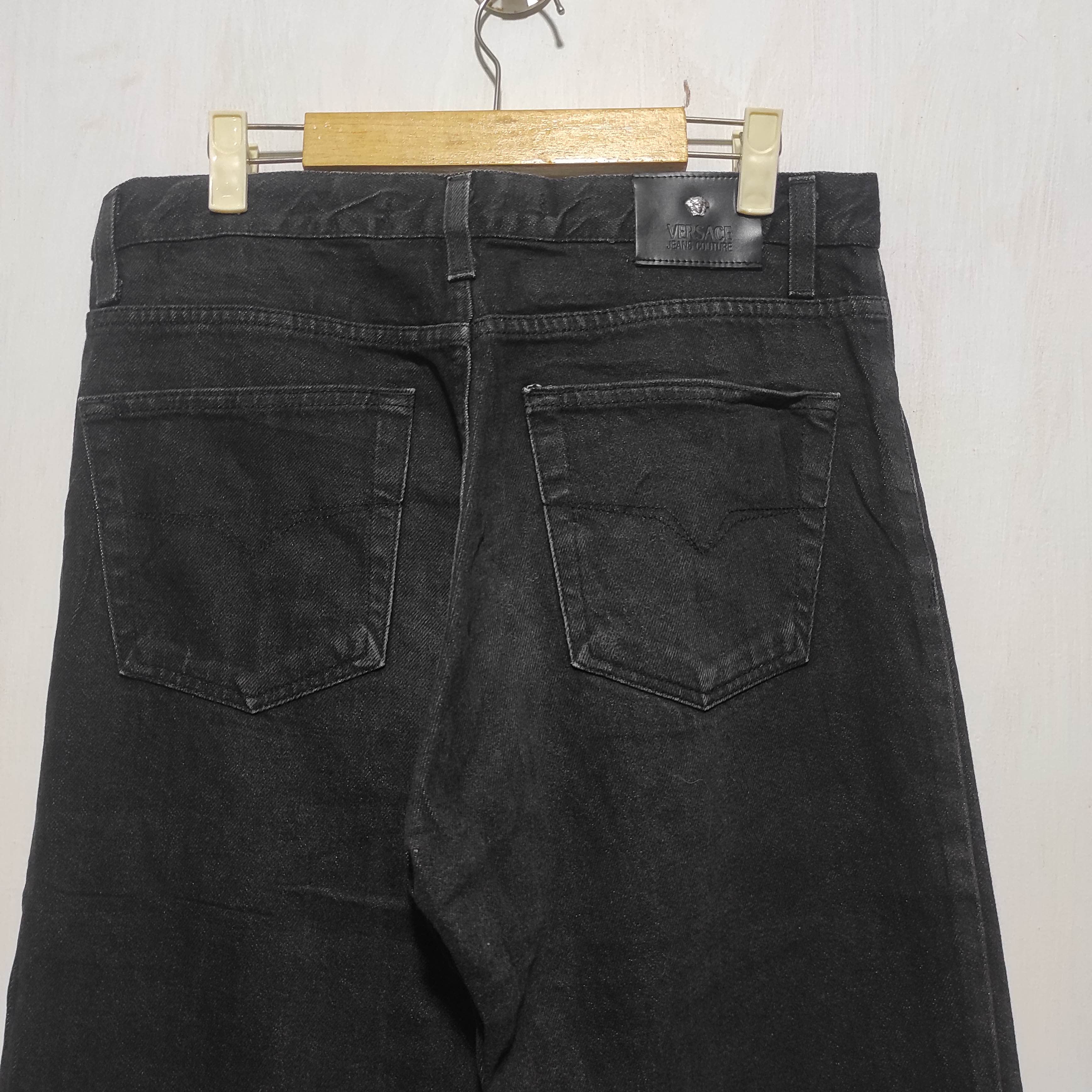 Versace Versace Jeans Couture Black Denim Size US 30 / EU 46 - 9 Thumbnail