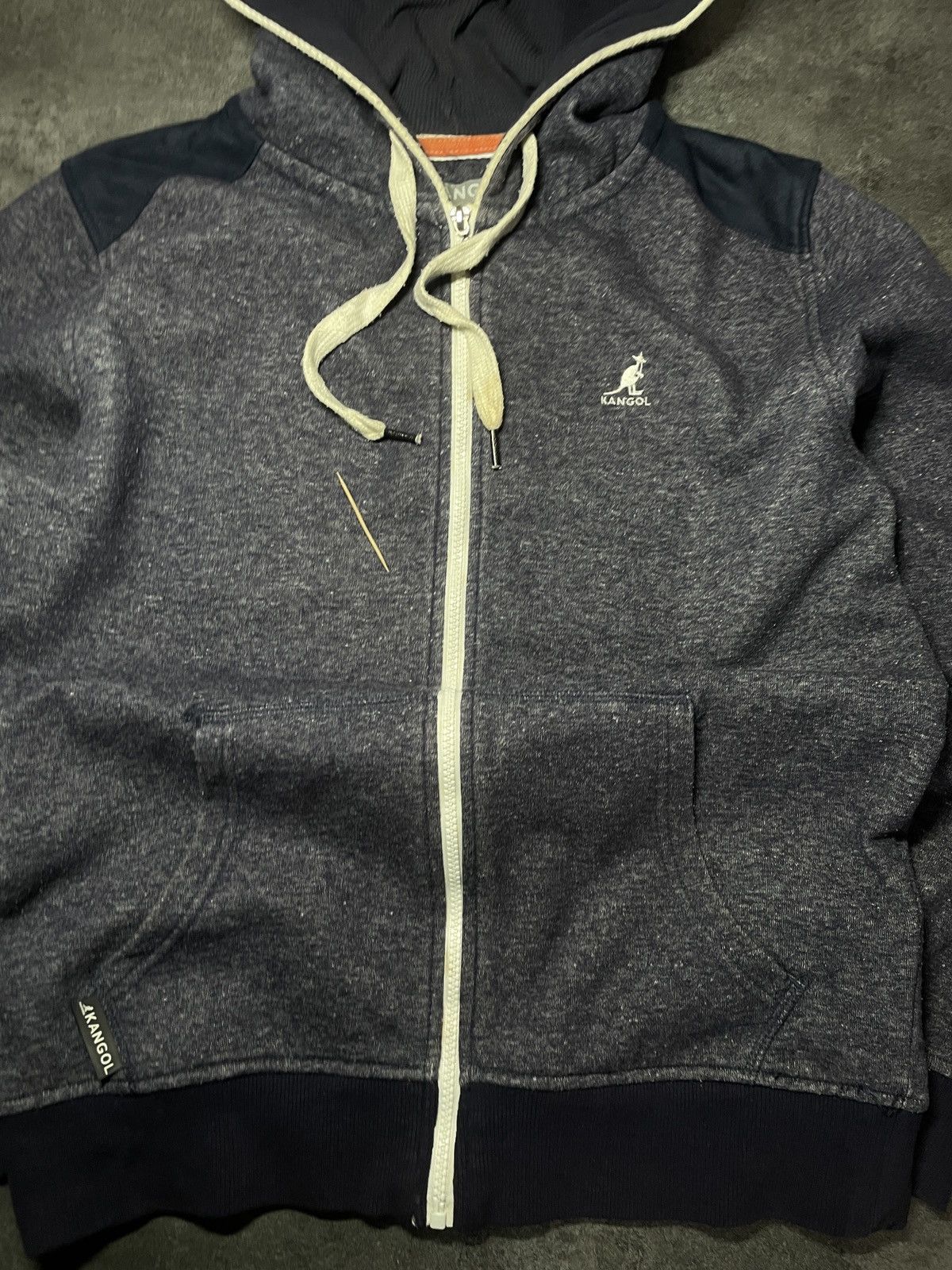 Kangol Kangol Hoodie Zip Vintage Y2K Mini Logo Rare Hype Size US S / EU 44-46 / 1 - 12 Thumbnail