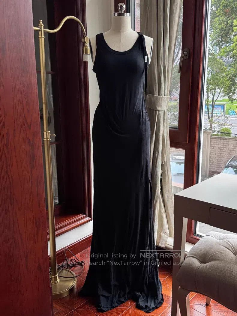 Ann Demeulemeester Ann Demeulemeester Black pure cotton dress, faux two-piece Size XS / US 0-2 / IT 36-38 - 1 Thumbnail