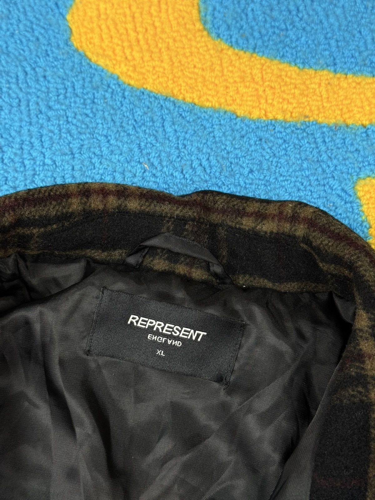 Represent Clo. Represent Oversized Brown Checkered Flannel Jacket Size US XL / EU 56 / 4 - 13 Thumbnail
