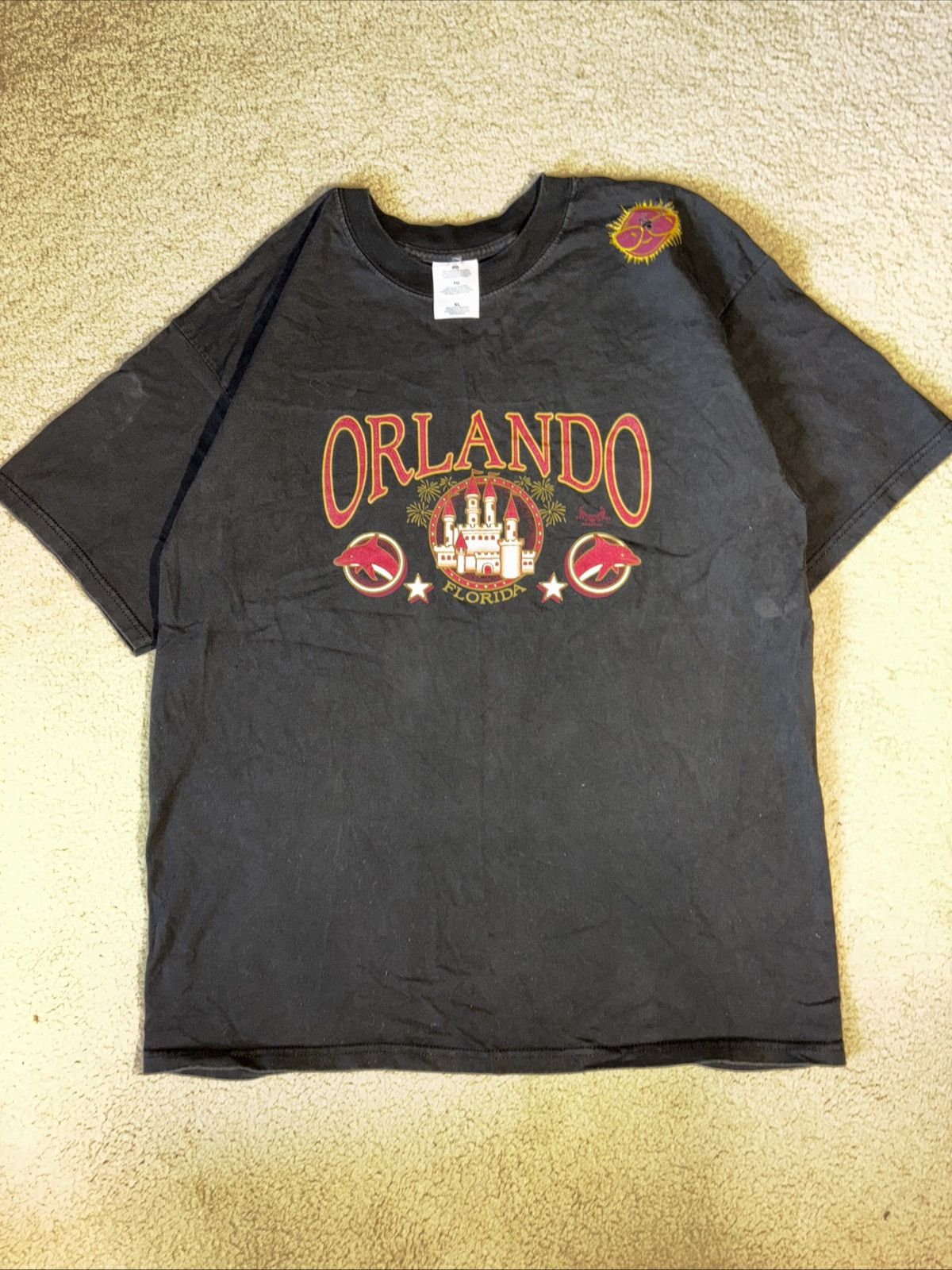 Tultex Vintage Orlando Florida Mens Size XL Black T-Shirt Size US XL / EU 56 / 4 - 1 Thumbnail