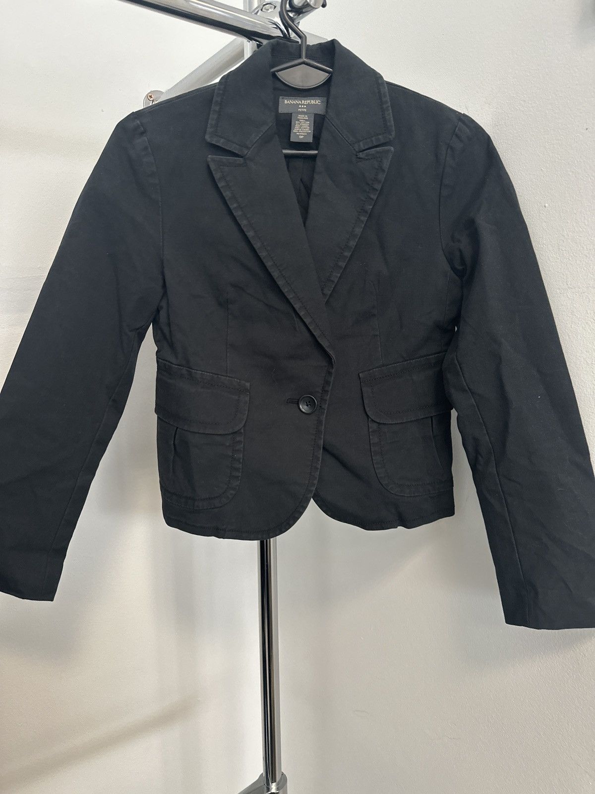 Banana Republic Navy blue jacket Banana Republic Size S / US 4 / IT 40 - 3 Thumbnail