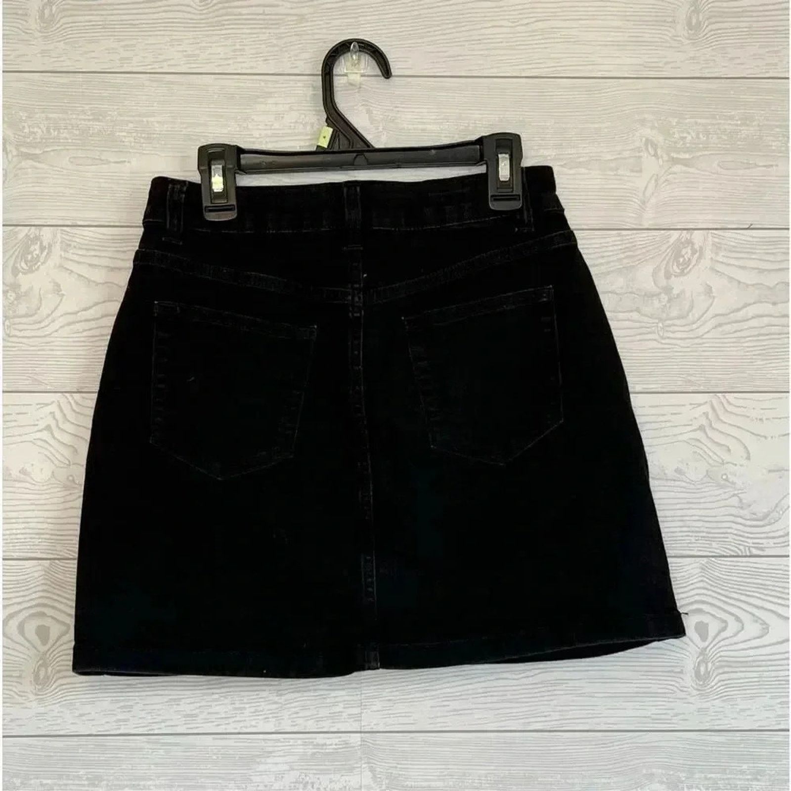 Other No Boundaries black denim high rise skirt Size 5 Size 24" / US 00 / IT 34 - 2 Thumbnail
