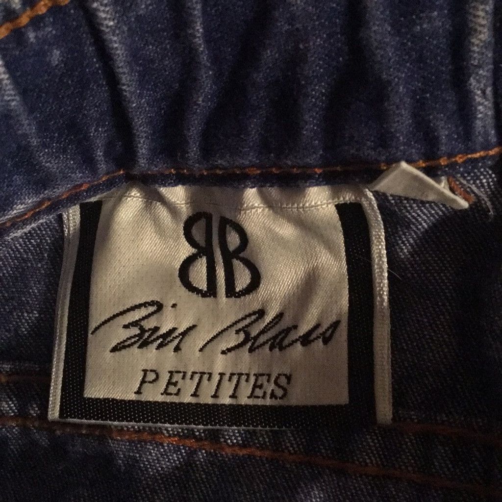 Bill Blass Vintage Bill Blass High Rise Stone Washed Jeans: Size 14P Size 36" / US 14 / IT 50 - 11 Thumbnail