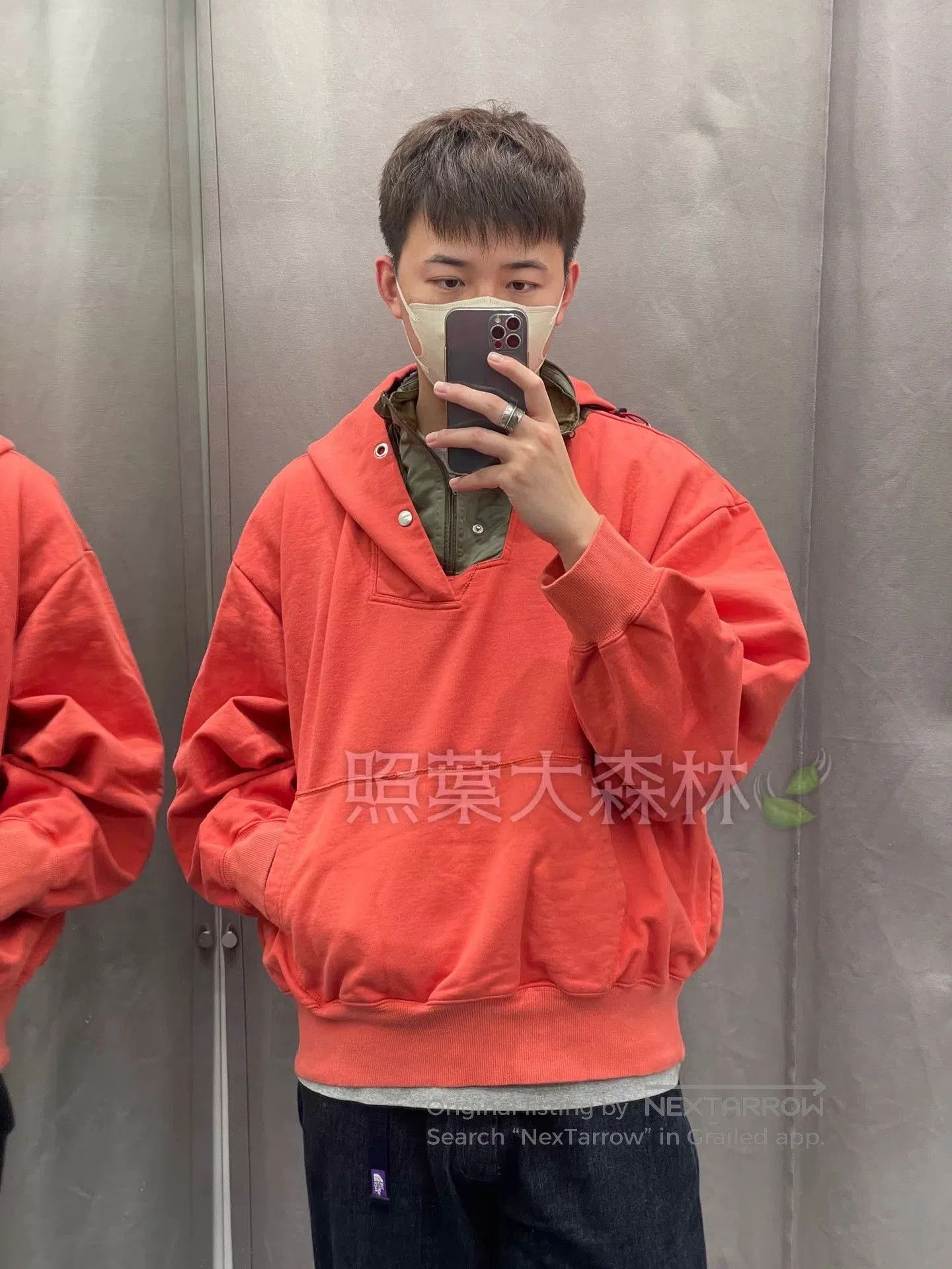 Kolor stylish black hoodie with unique details. Size US L / EU 52-54 / 3 - 7 Thumbnail