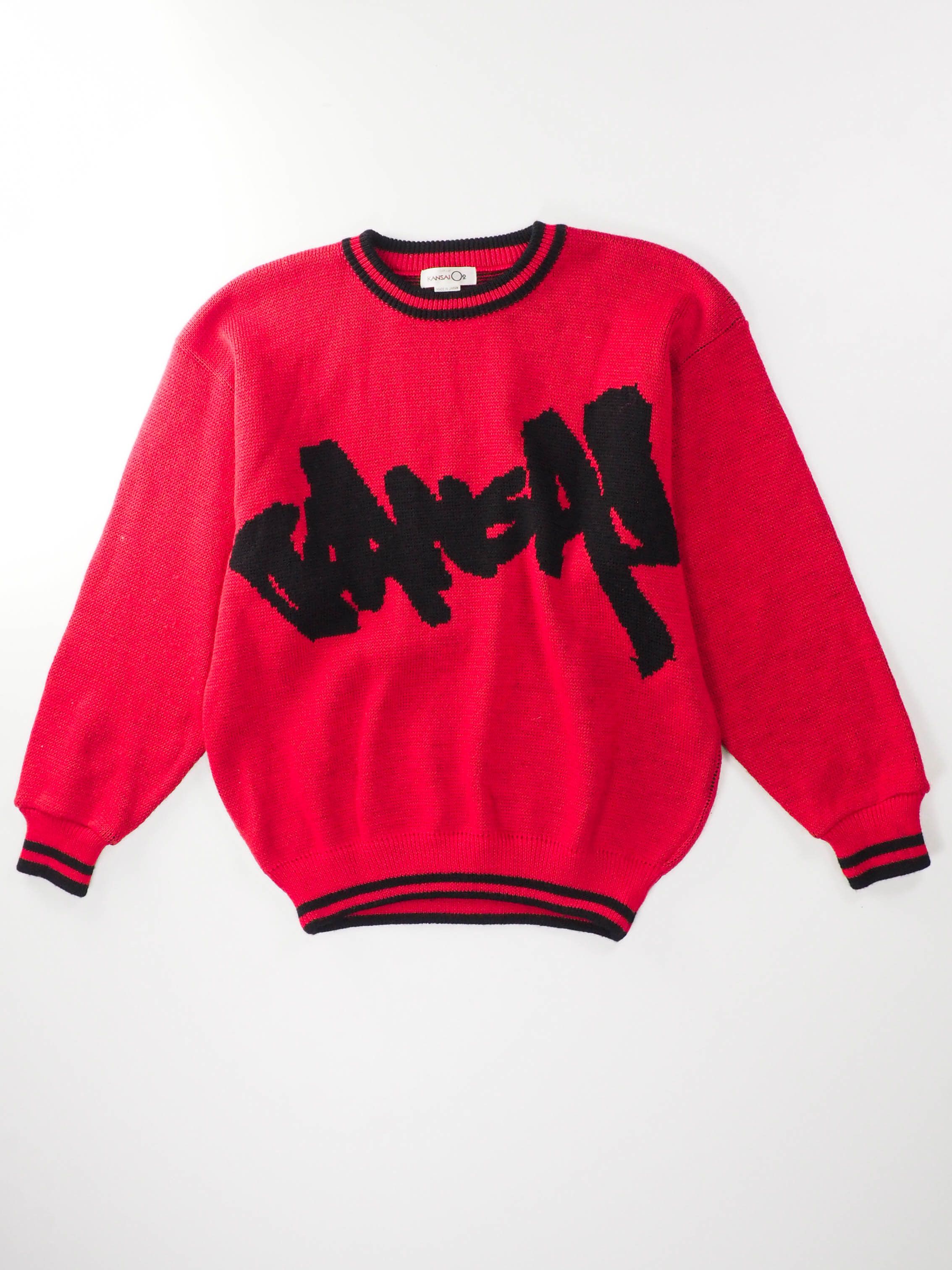 Kansai Yamamoto 80’s KANSAI O2 sweater Size US M / EU 48-50 / 2 - 1 Thumbnail