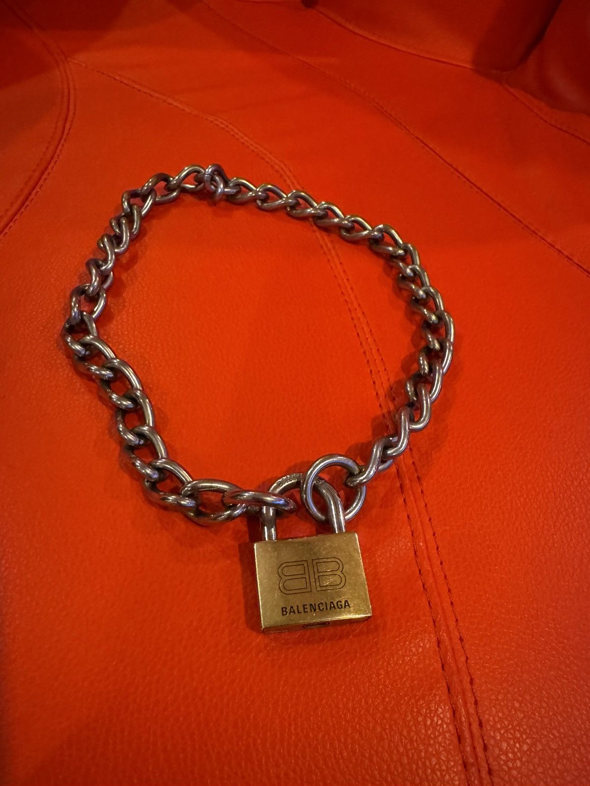 Balenciaga Balenciaga 770281 padlock necklace Size ONE SIZE - 4 Thumbnail