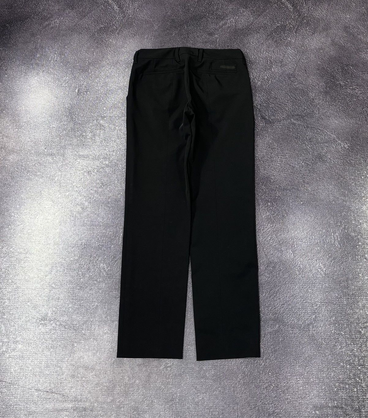 Prada Prada Women’s Black Tab Tailored Luxury Wool Blend Pants Size 28" / US 6 / IT 42 - 2 Thumbnail