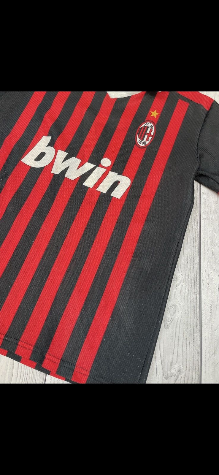Vintage Vintage AC Milan soccer jersey size Xs 7 Pato Size US XS / EU 42 / 0 - 5 Thumbnail