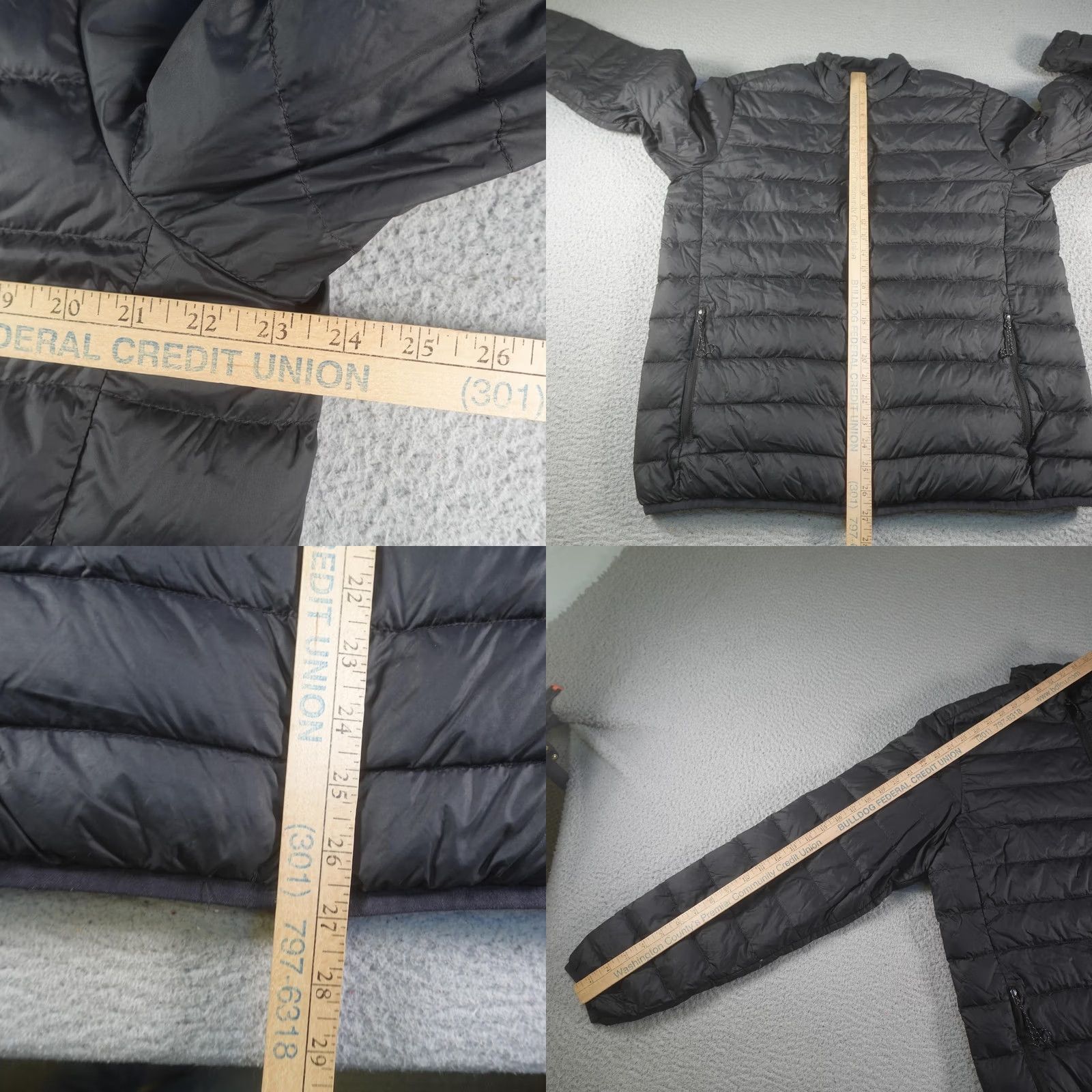 Eddie Bauer Eddie Bauer Puffer Jacket Mens M Black Down 650 Insulated Lightweight Nylon Shell Lining Zip Pockets Size US M / EU 48-50 / 2 - 10 Thumbnail