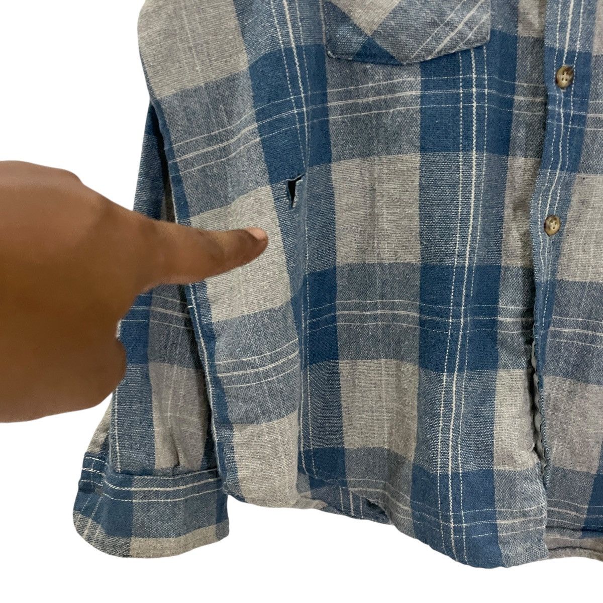 Japanese Brand × Vintage Vintage 80s Daketa Flanel Size US XL / EU 56 / 4 - 3 Thumbnail