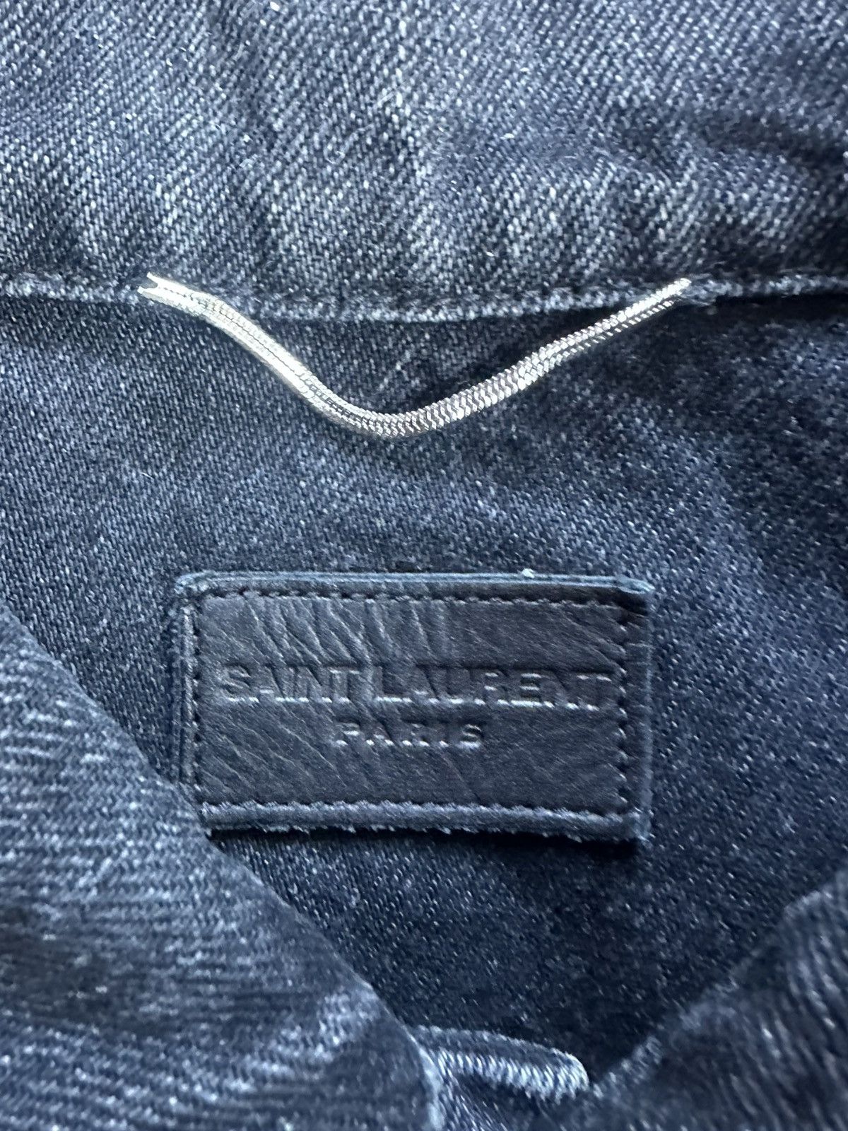 Saint Laurent Paris Saint Laurent Denim jacket faded distressed 2019 Size US M / EU 48-50 / 2 - 4 Thumbnail