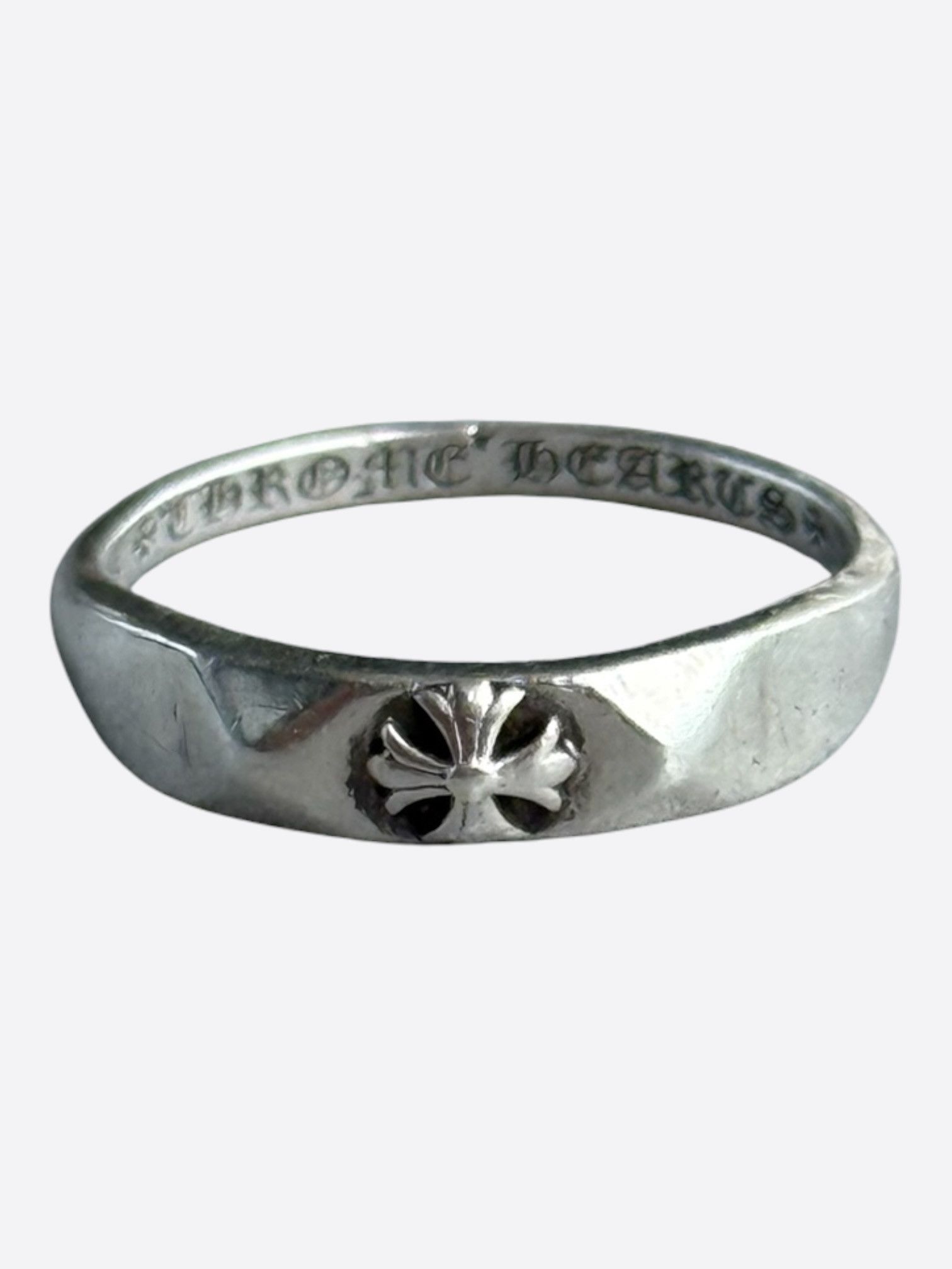 Chrome Hearts Chrome Hearts Silver Pyramid Plus Ring Size ONE SIZE - 1 Thumbnail