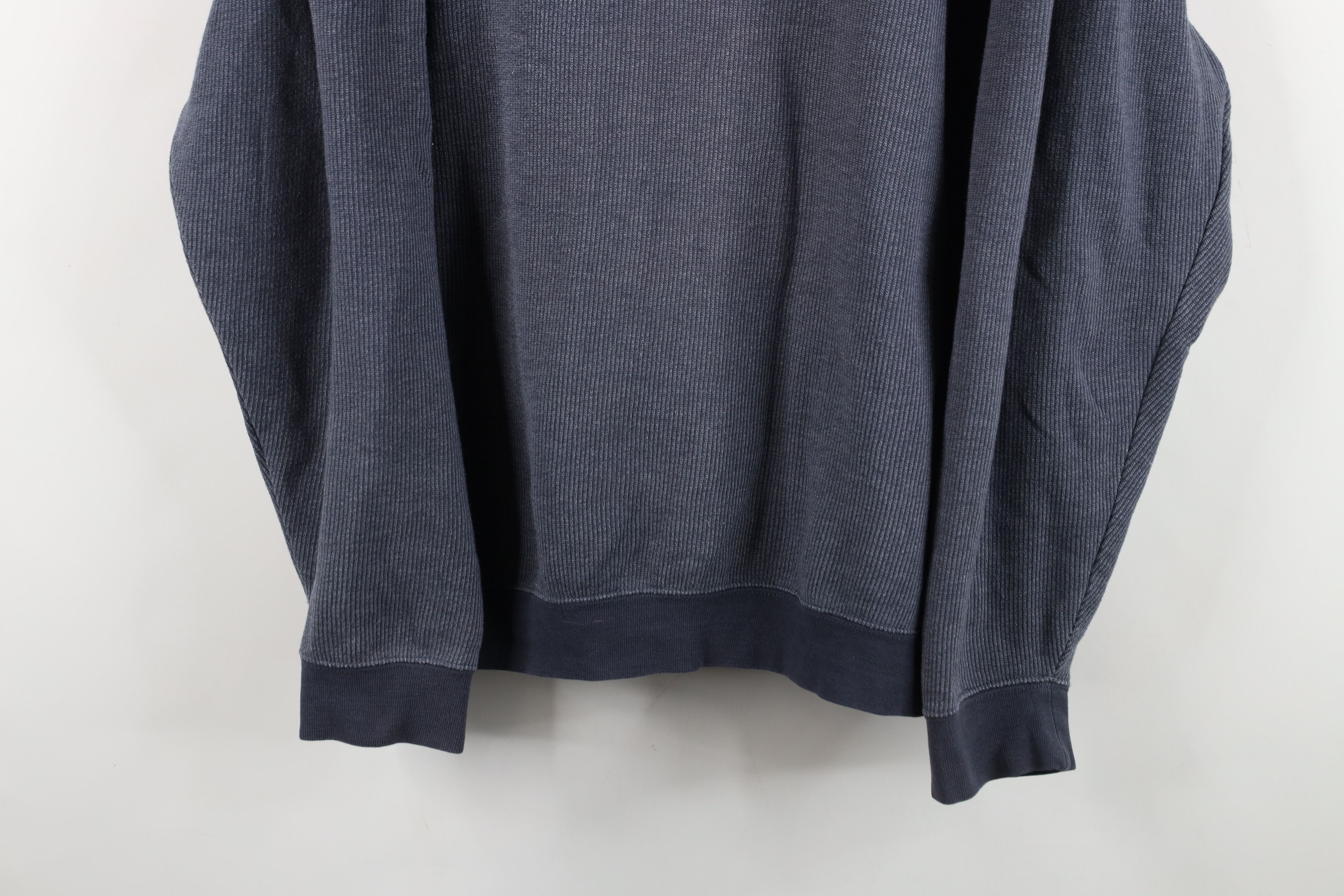 Vintage Vintage 90s Streetwear Ribbed Knit Pullover Sweatshirt Size US L / EU 52-54 / 3 - 3 Thumbnail