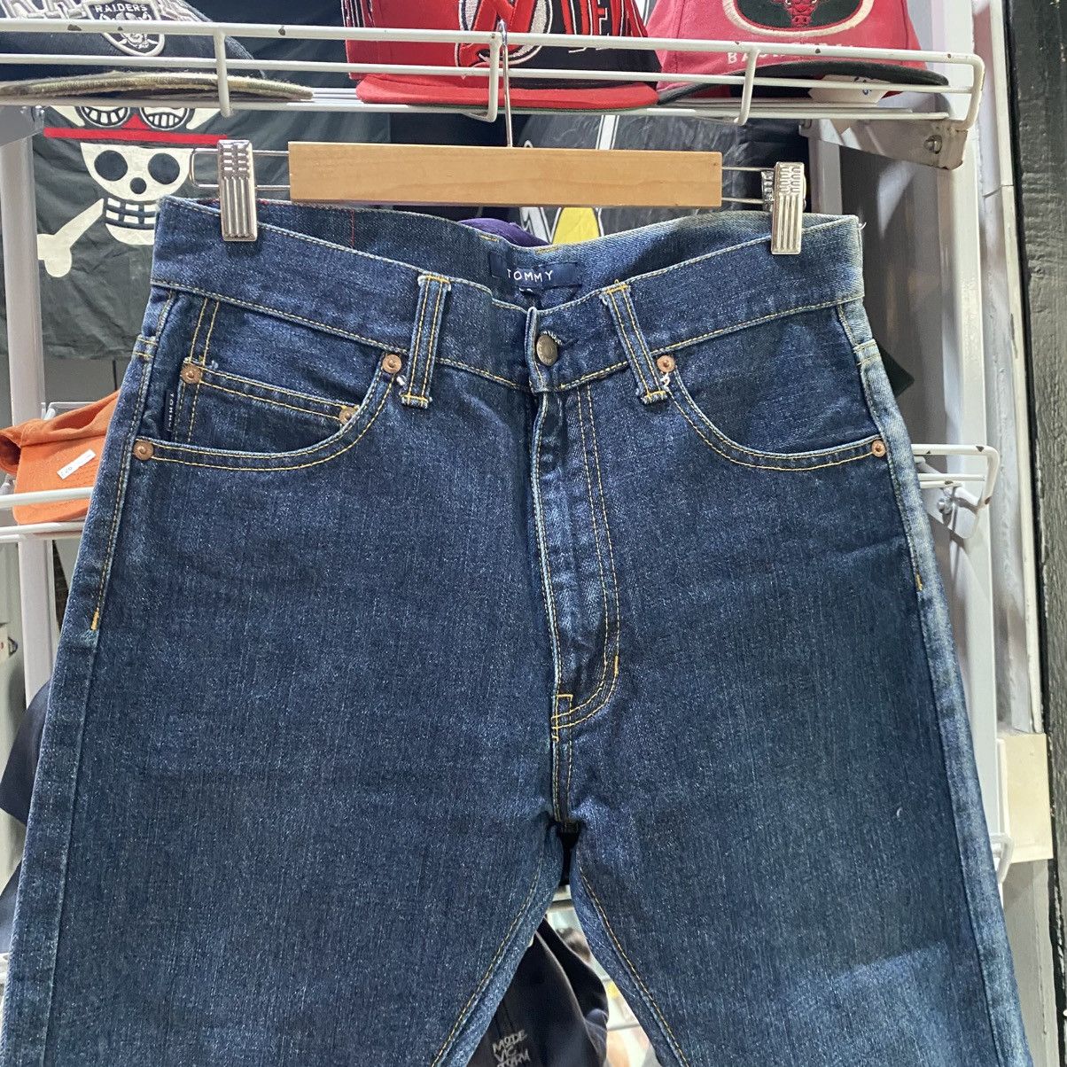 Tommy Hilfiger × Vintage Crazy vintage y2k Custom blue wash jeans grunge essential! Size US 32 / EU 48 - 8 Thumbnail