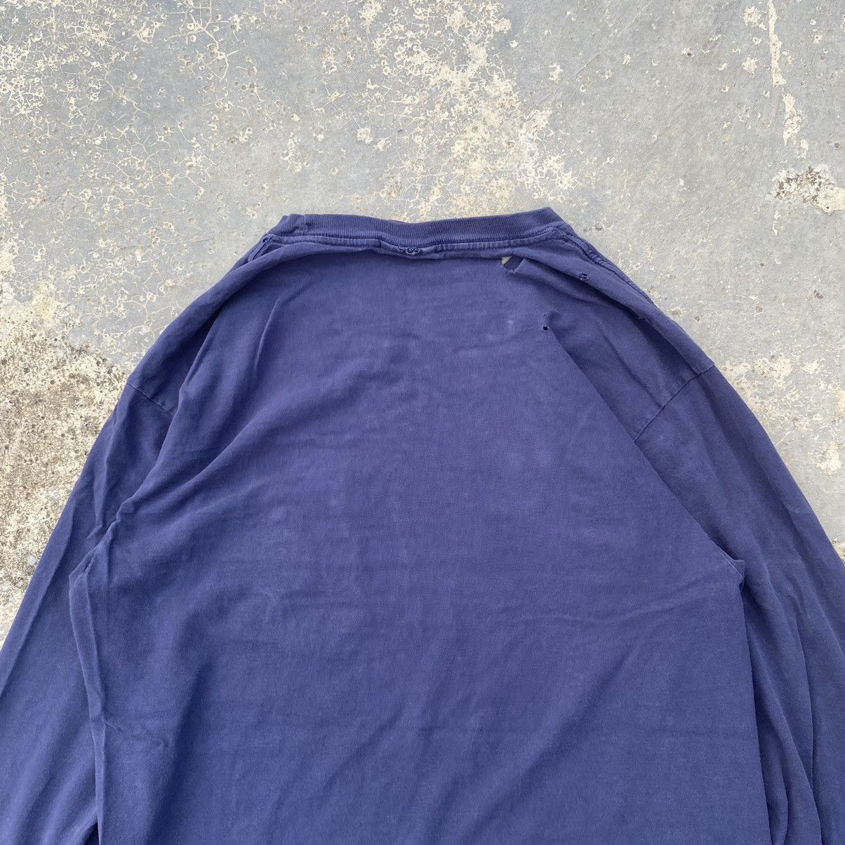 Polo Ralph Lauren × Vintage 90s polo ralph lauren bear long sleeve ripped pocket tee Size US S / EU 44-46 / 1 - 13 Thumbnail