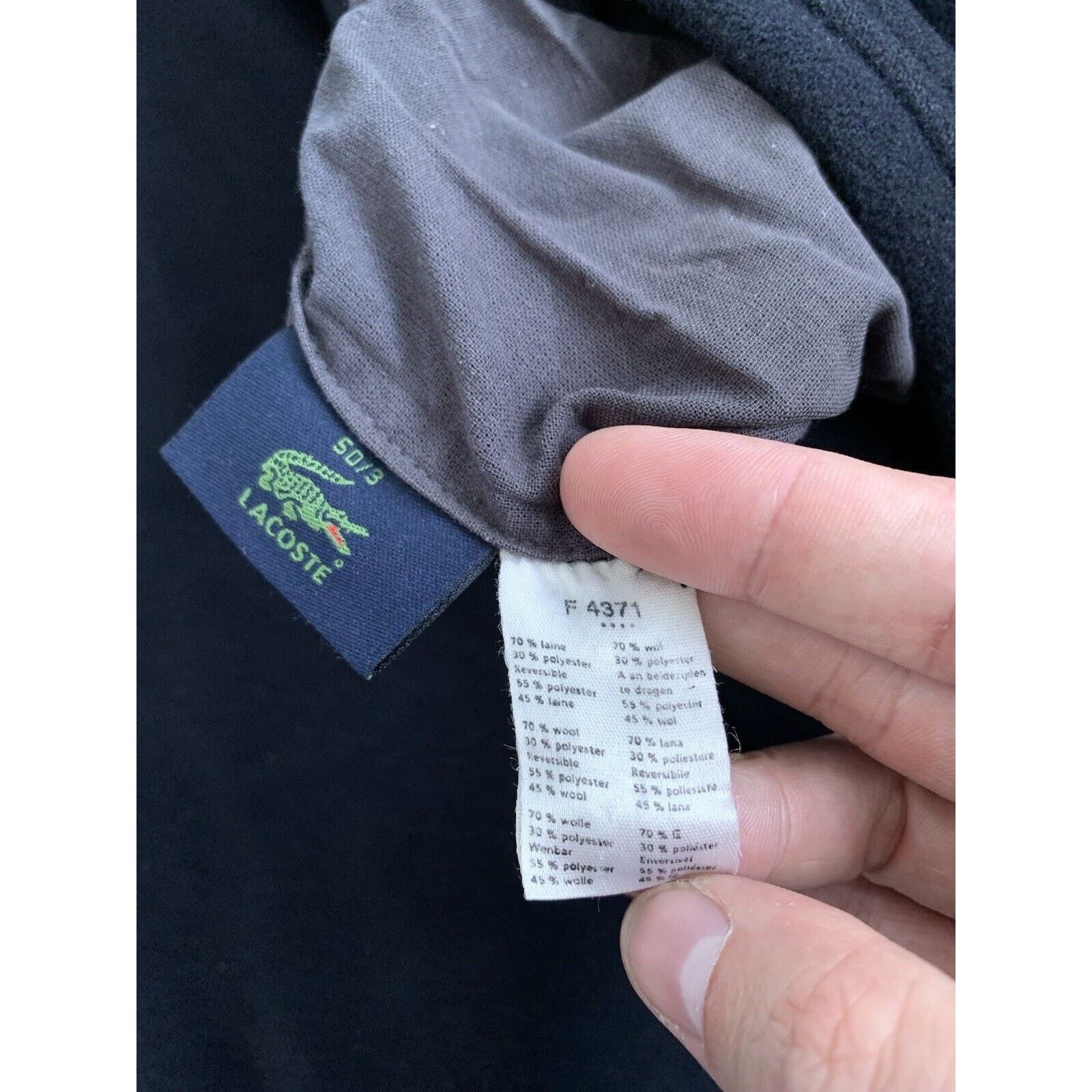 Lacoste × Vintage REVERSIBLE Men's LACOSTE Bomber Jacket Coat EU 50-52 M-L Size US L / EU 52-54 / 3 - 14 Thumbnail
