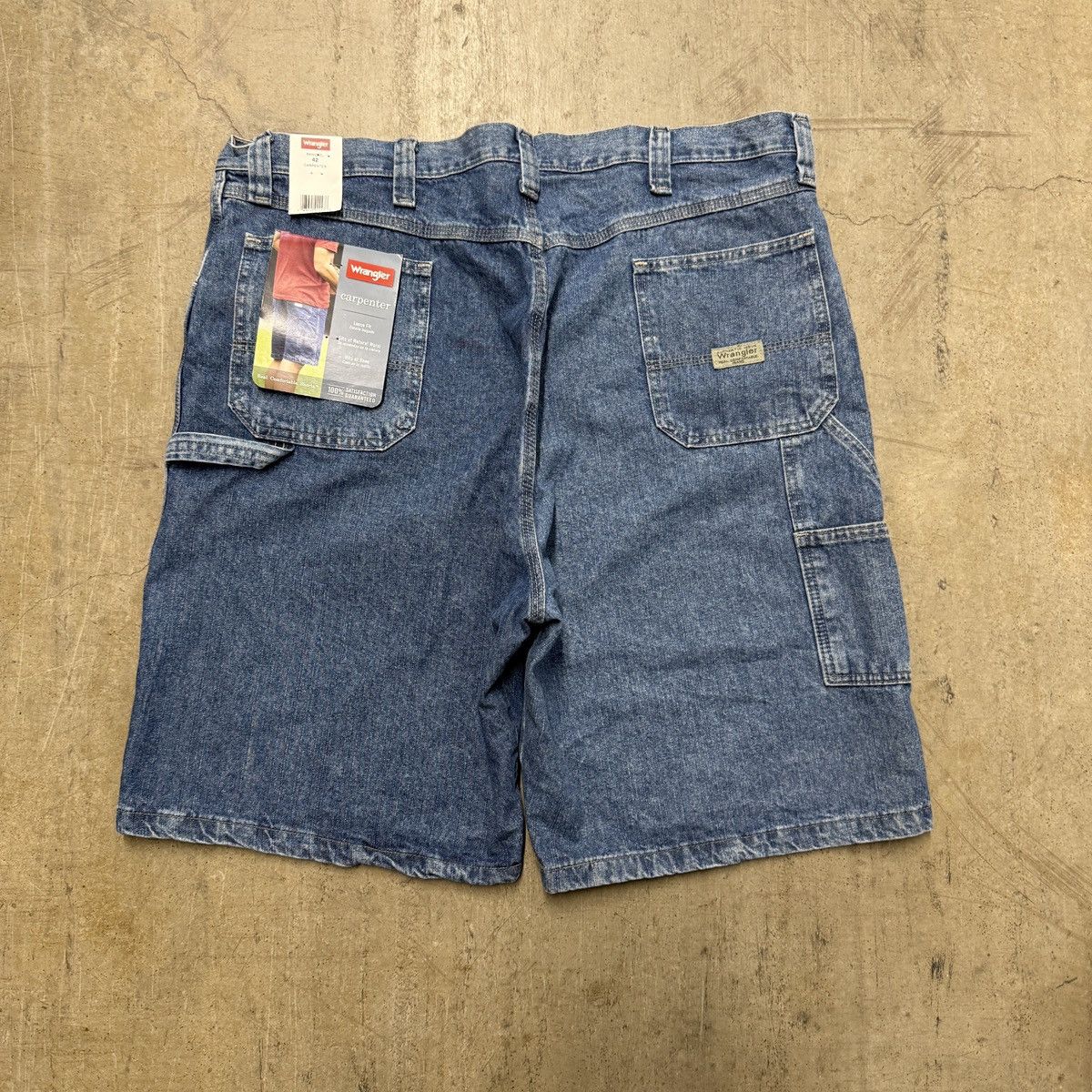 Wrangler Wrangler Baggy Wide Leg Carpenter Jorts Denim Shorts Men W42 Size US 42 / EU 58 - 2 Thumbnail