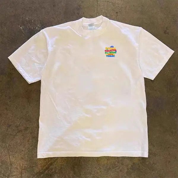Japanese Brand White Loose Street Hip Hop Print Short Sleeve T-Shirt Size US M / EU 48-50 / 2 - 8 Thumbnail