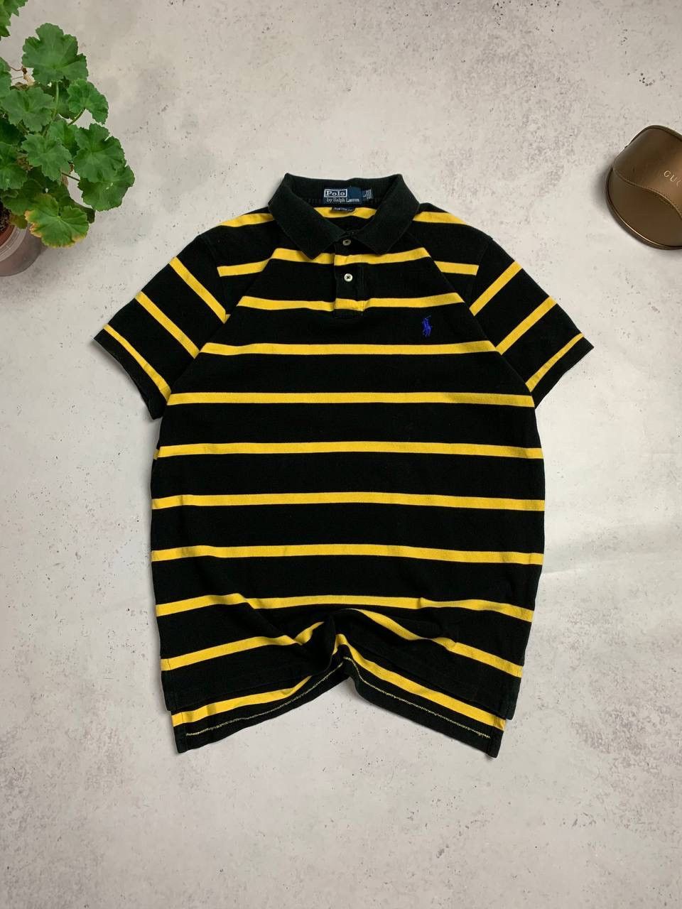 Polo Ralph Lauren × Vintage Vintage Polo Ralph Lauren Striped Polo Shirt L Size US L / EU 52-54 / 3 - 2 Thumbnail