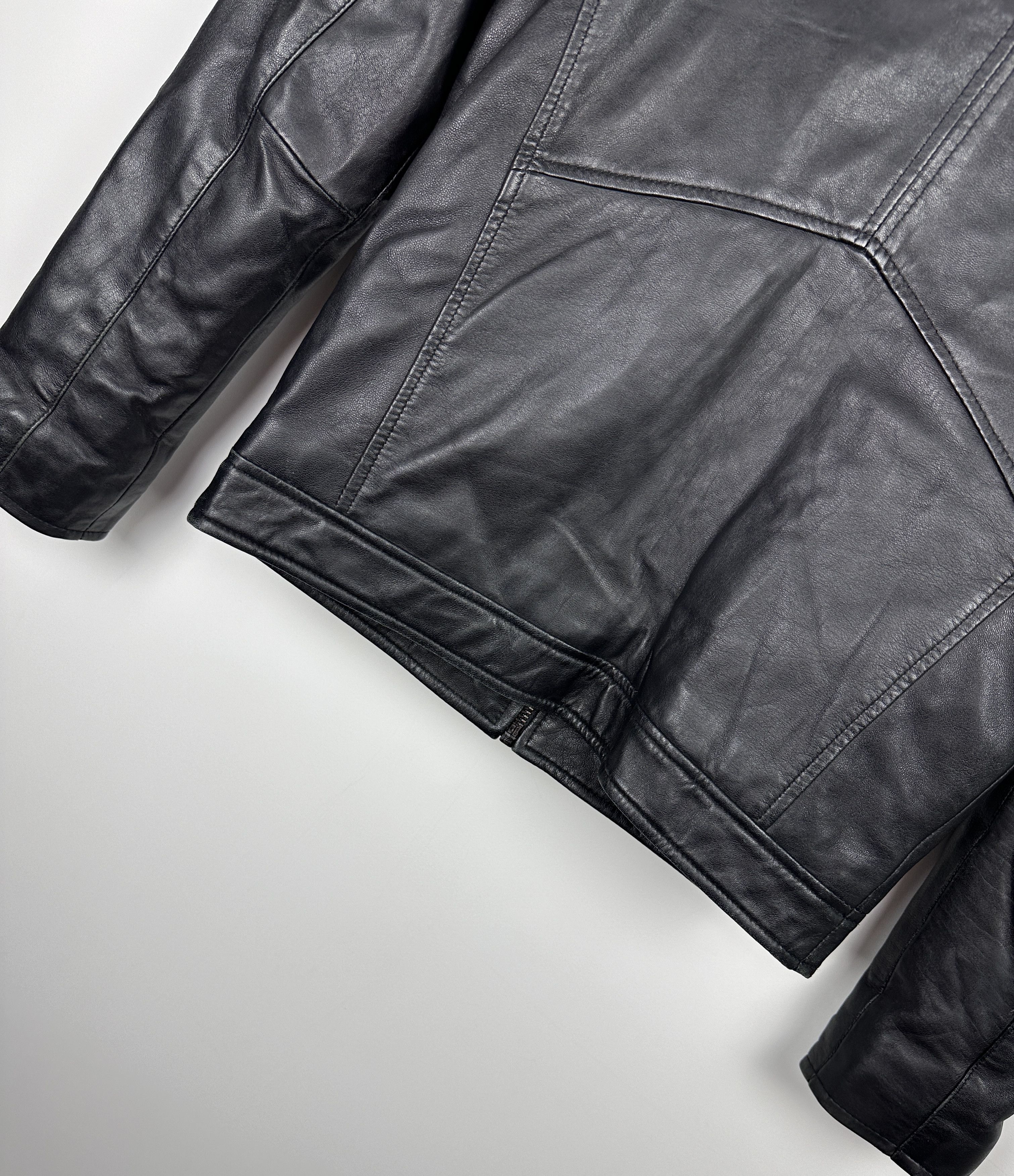 Vintage Lambskin men biker leather jacket avant garde S Size US S / EU 44-46 / 1 - 8 Thumbnail