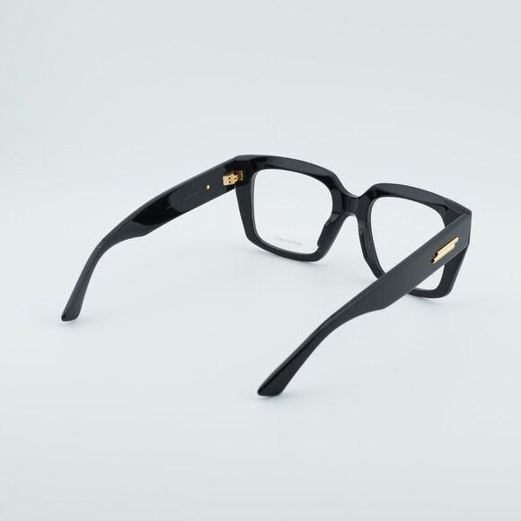 Bottega Veneta Bottega Veneta BV1409O 001 Eyeglasses Shiny Black 51mm Size ONE SIZE - 10 Thumbnail